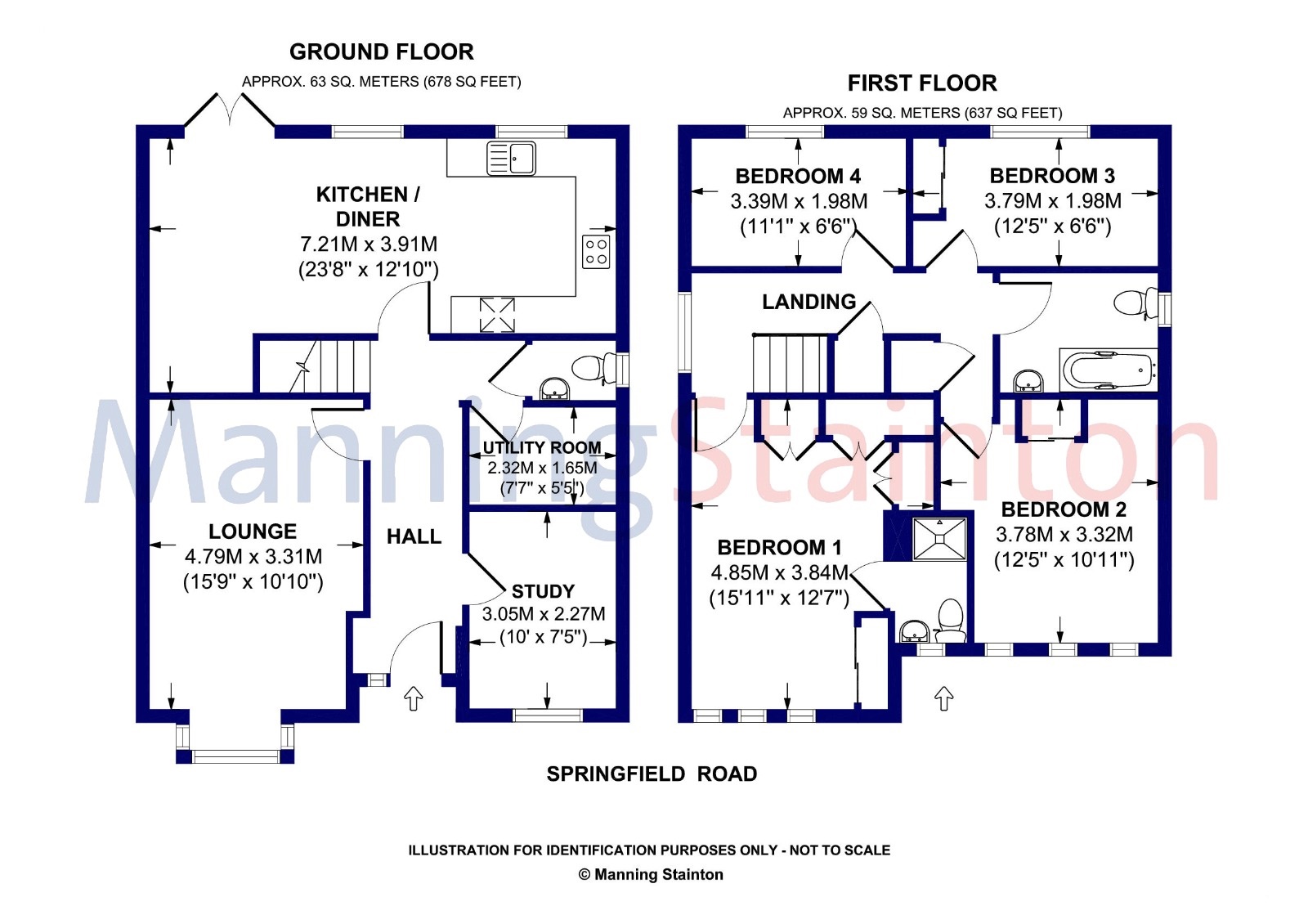 Springfield Road, Morley, Leeds, West Yorkshire LS27, 4 bedroom
