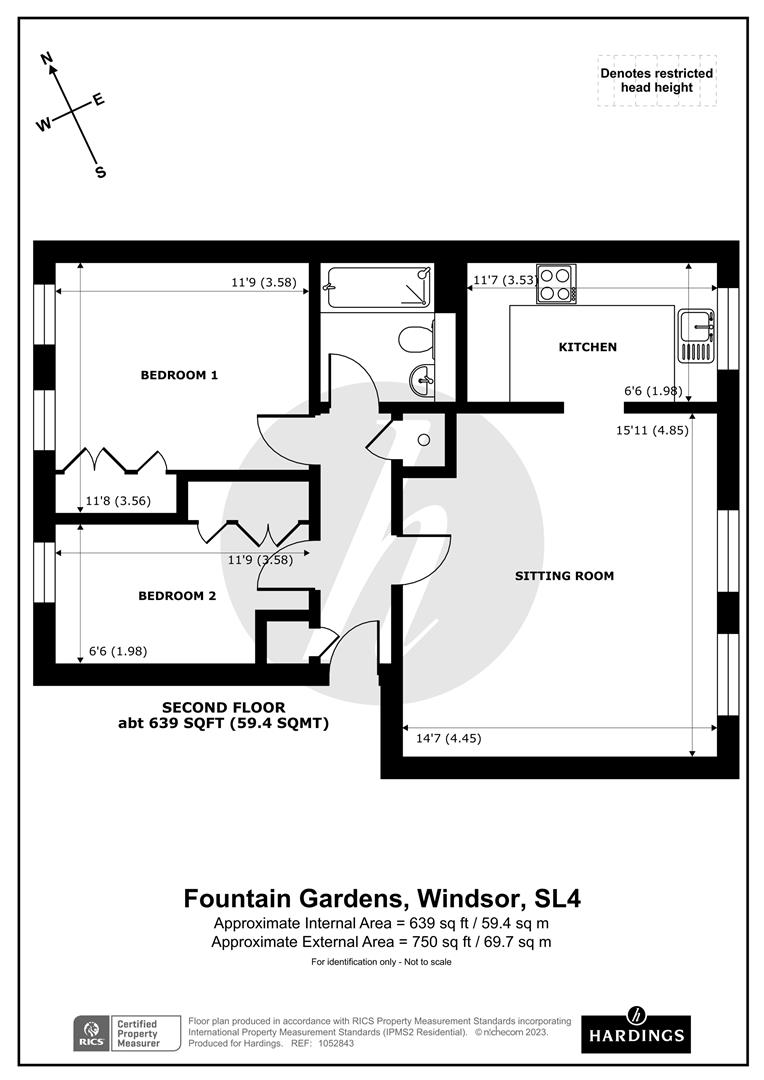 Fountain Gardens, Windsor SL4, 2 bedroom flat to rent 65980300