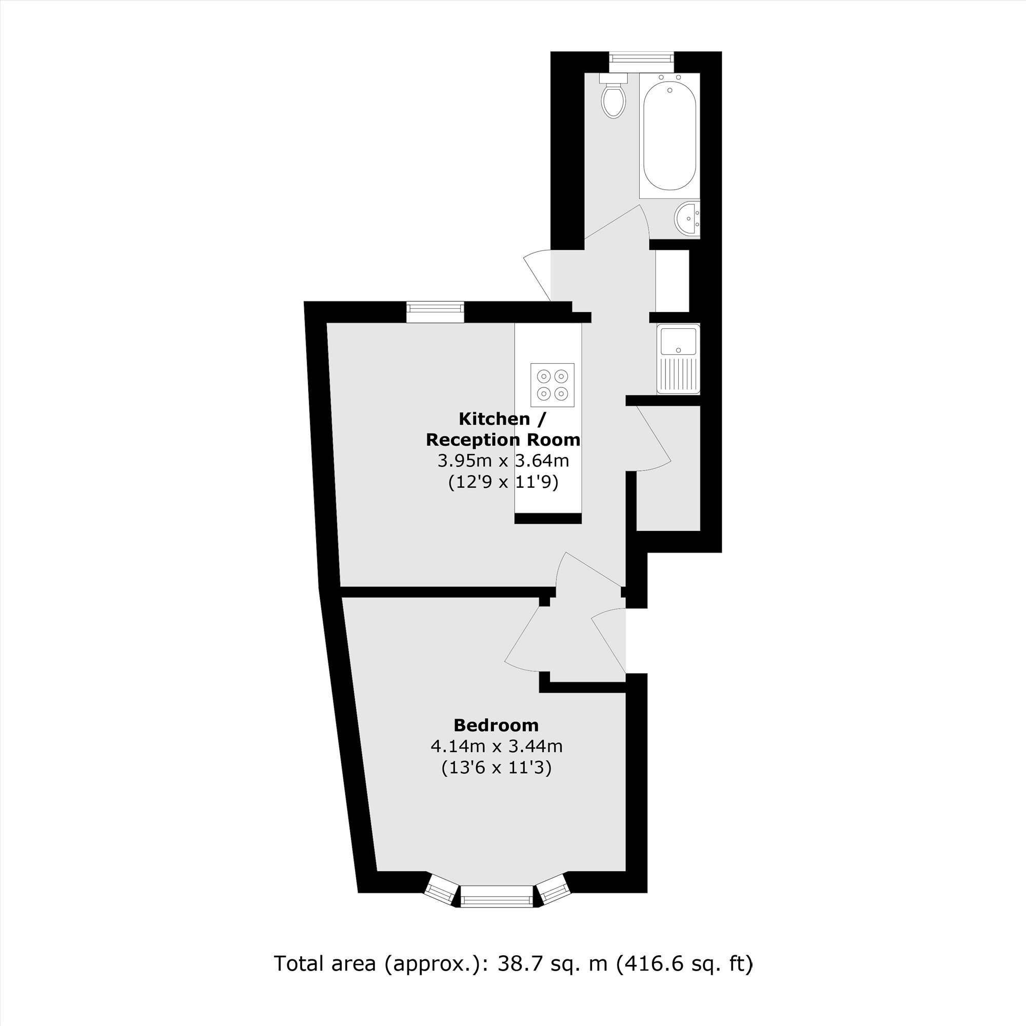 32B, Lower Boston Road, London floorplan