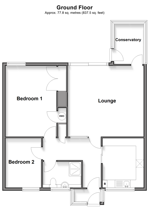 Luckhurst Gardens Cliftonville, Margate floorplan