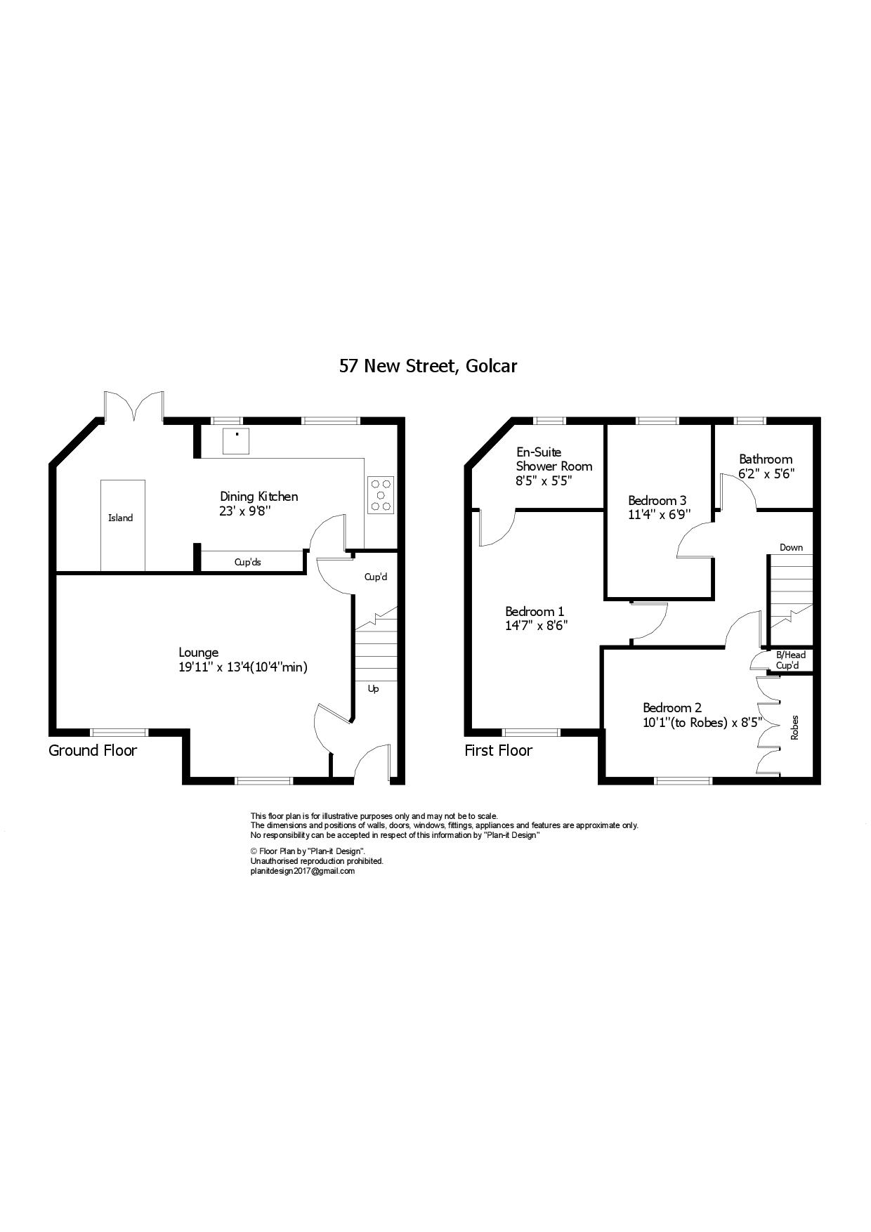 57, New Street, Huddersfield floorplan