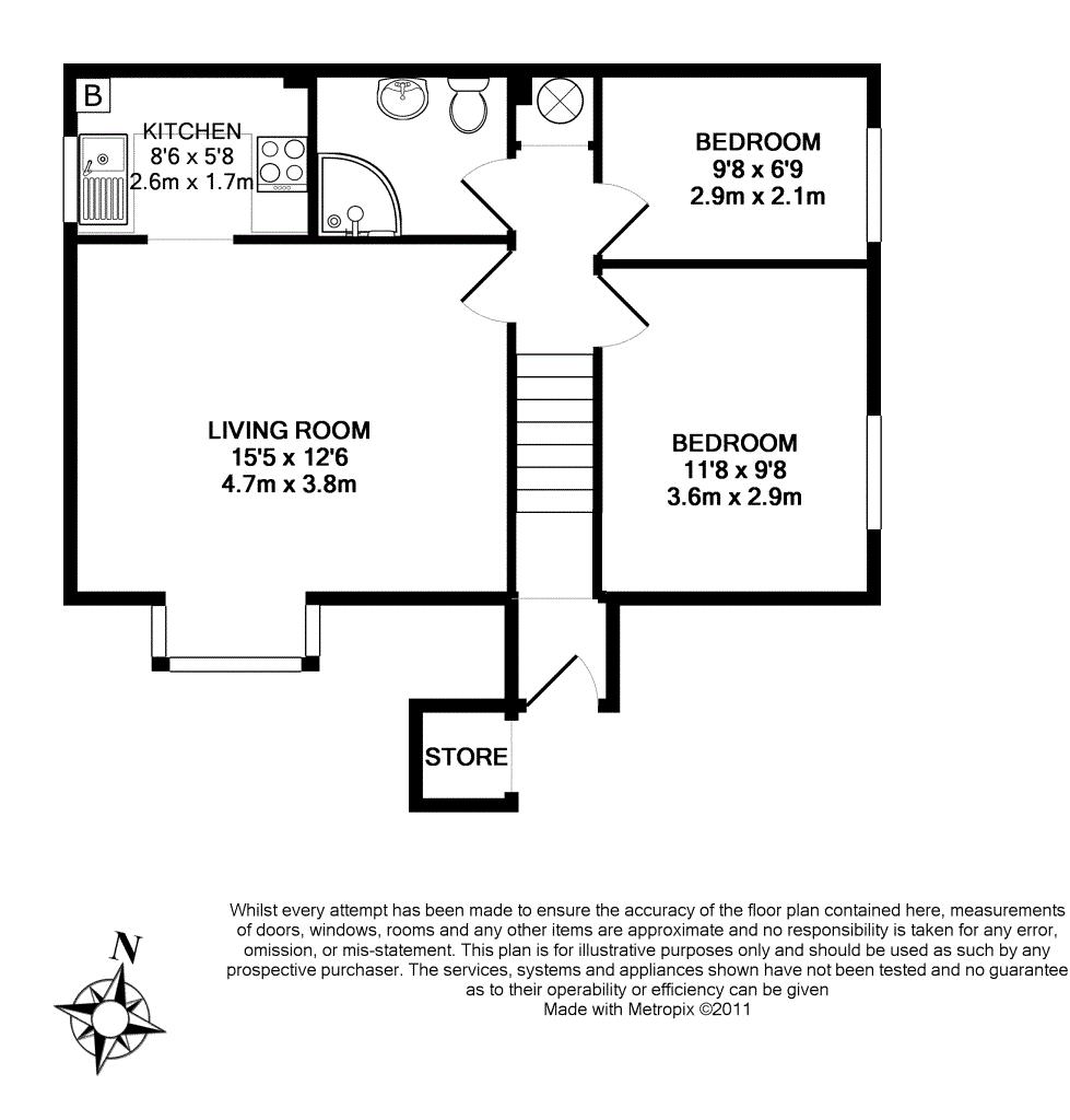 7, Crawshaw Road, Ottershaw floorplan