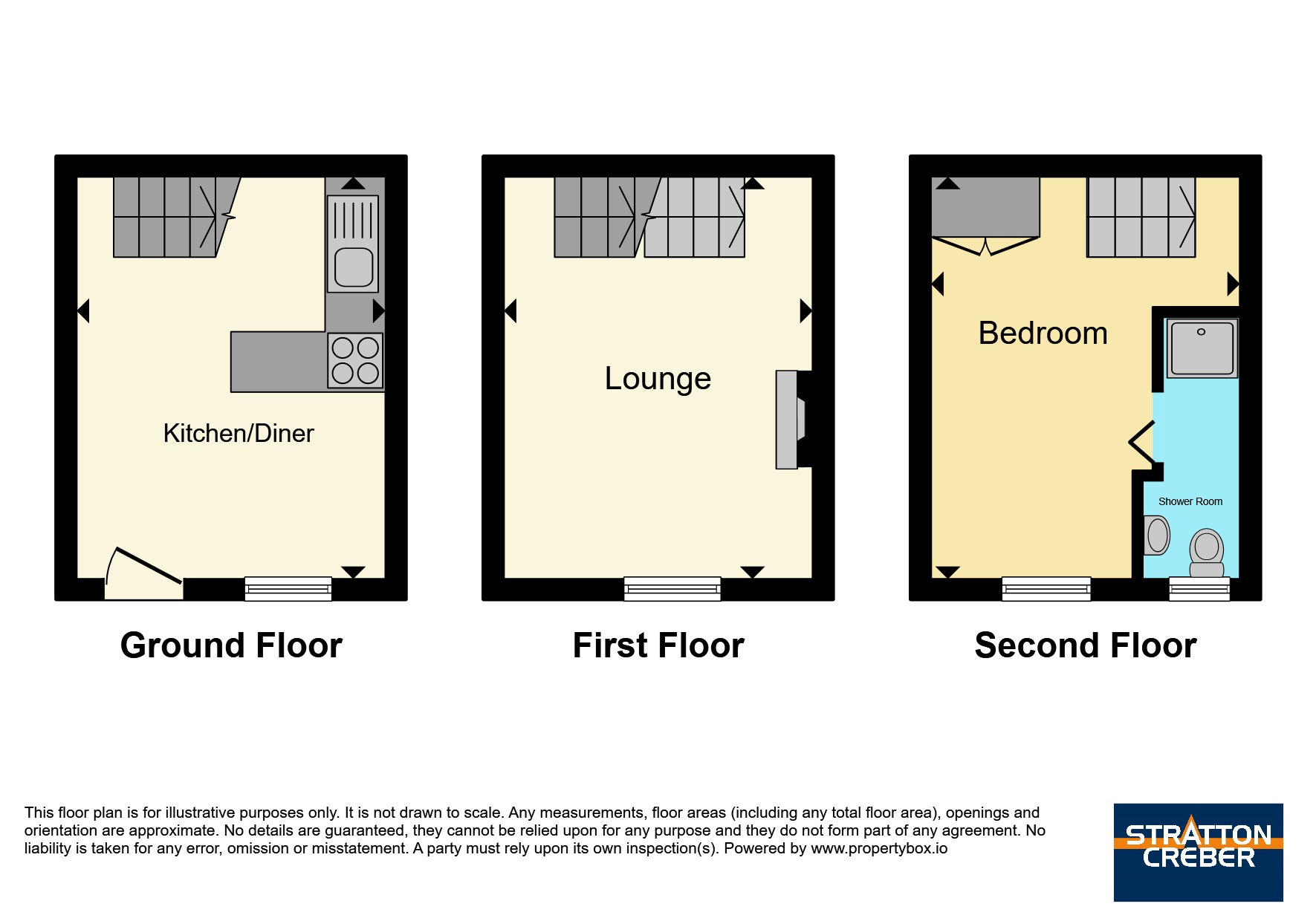 Penny Cottage,, The Warren, Looe floorplan