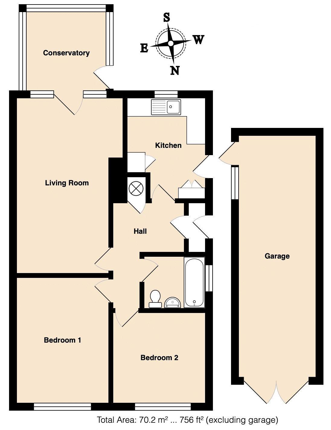 Woodcock Gardens, Warminster BA12, 2 bedroom detached bungalow for sale 64786043 PrimeLocation