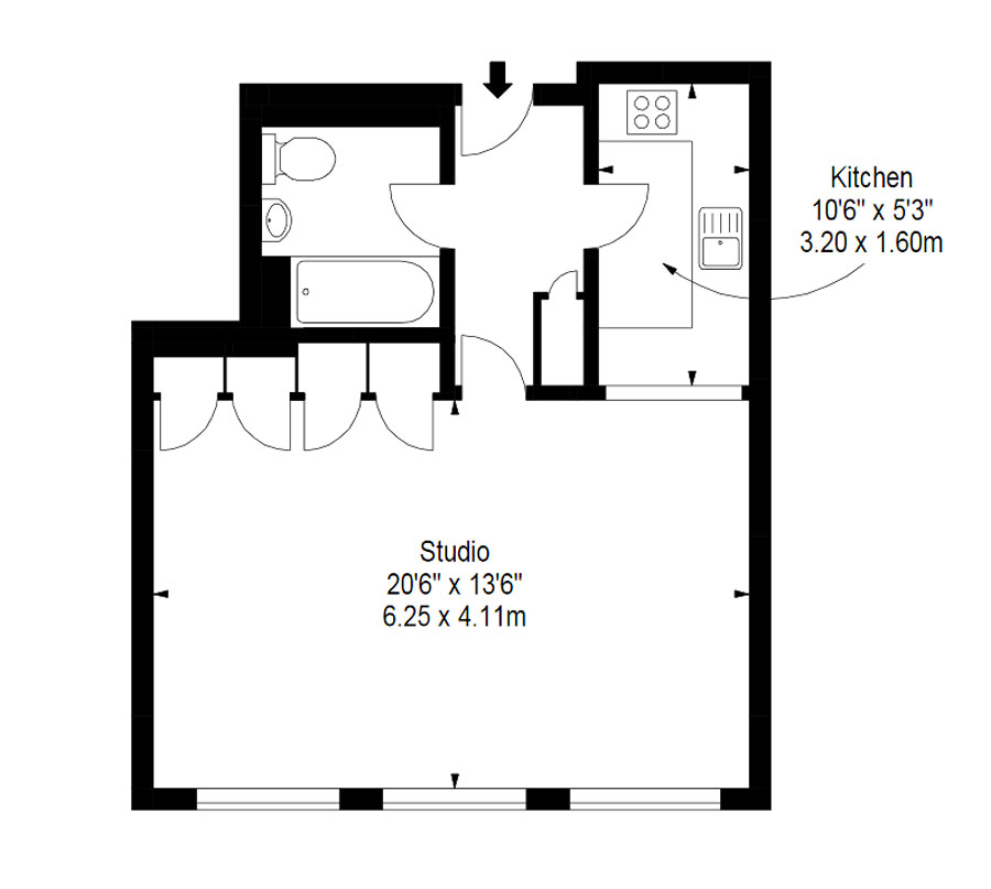 0 Bedrooms Studio to rent in Luke House, Abbey Orchard Street, Westminster, London SW1P