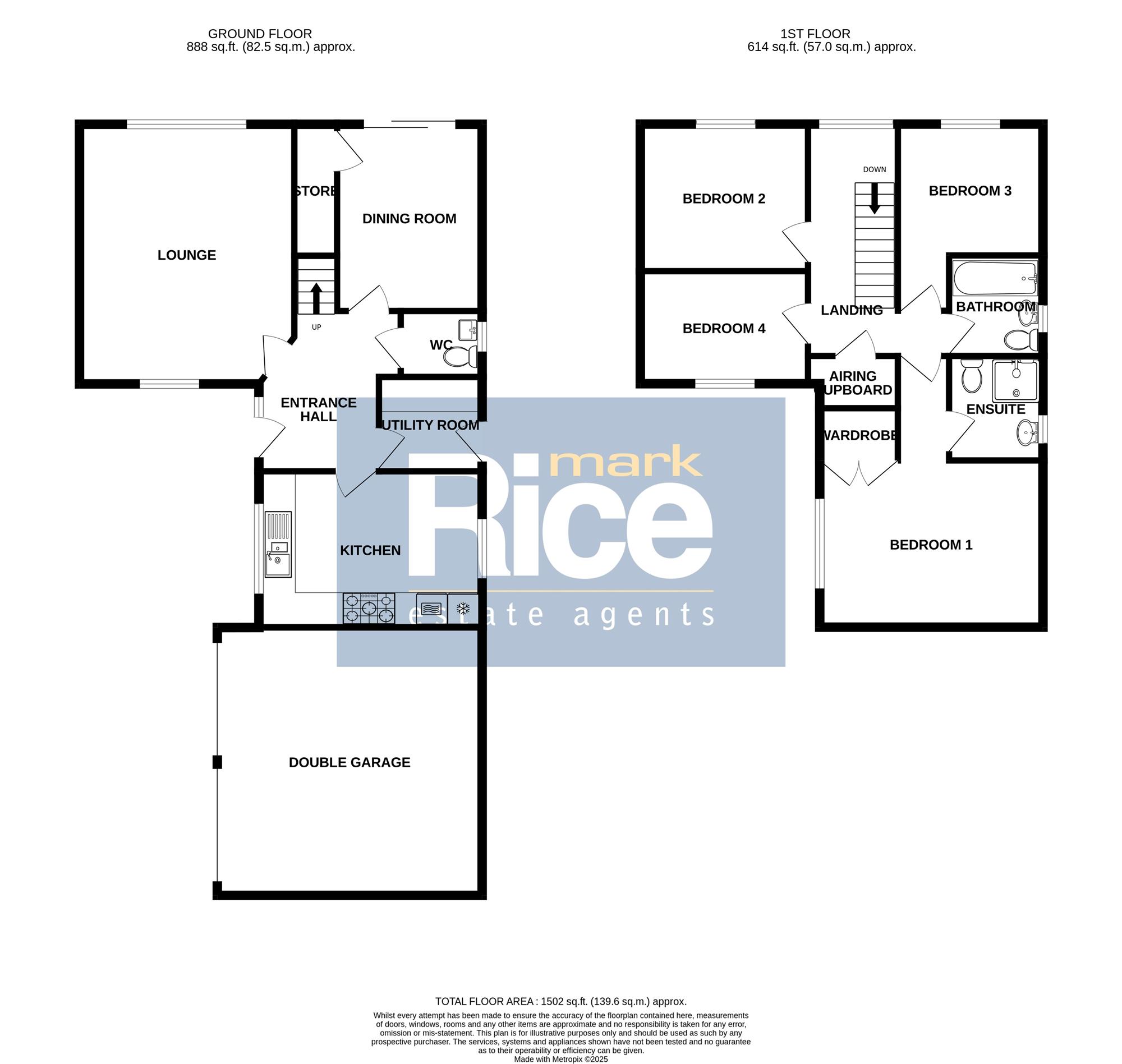 18, Larch Close, Ruskington floorplan