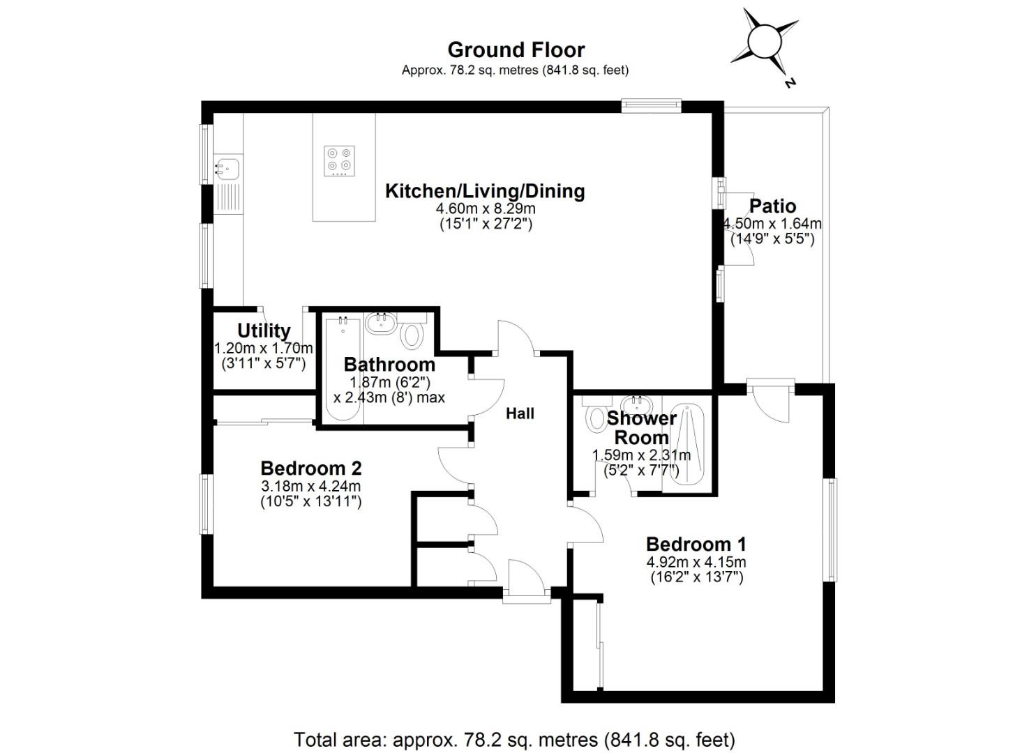 Lower Queens Road, Buckhurst Hill IG9, 2 bedroom flat for sale