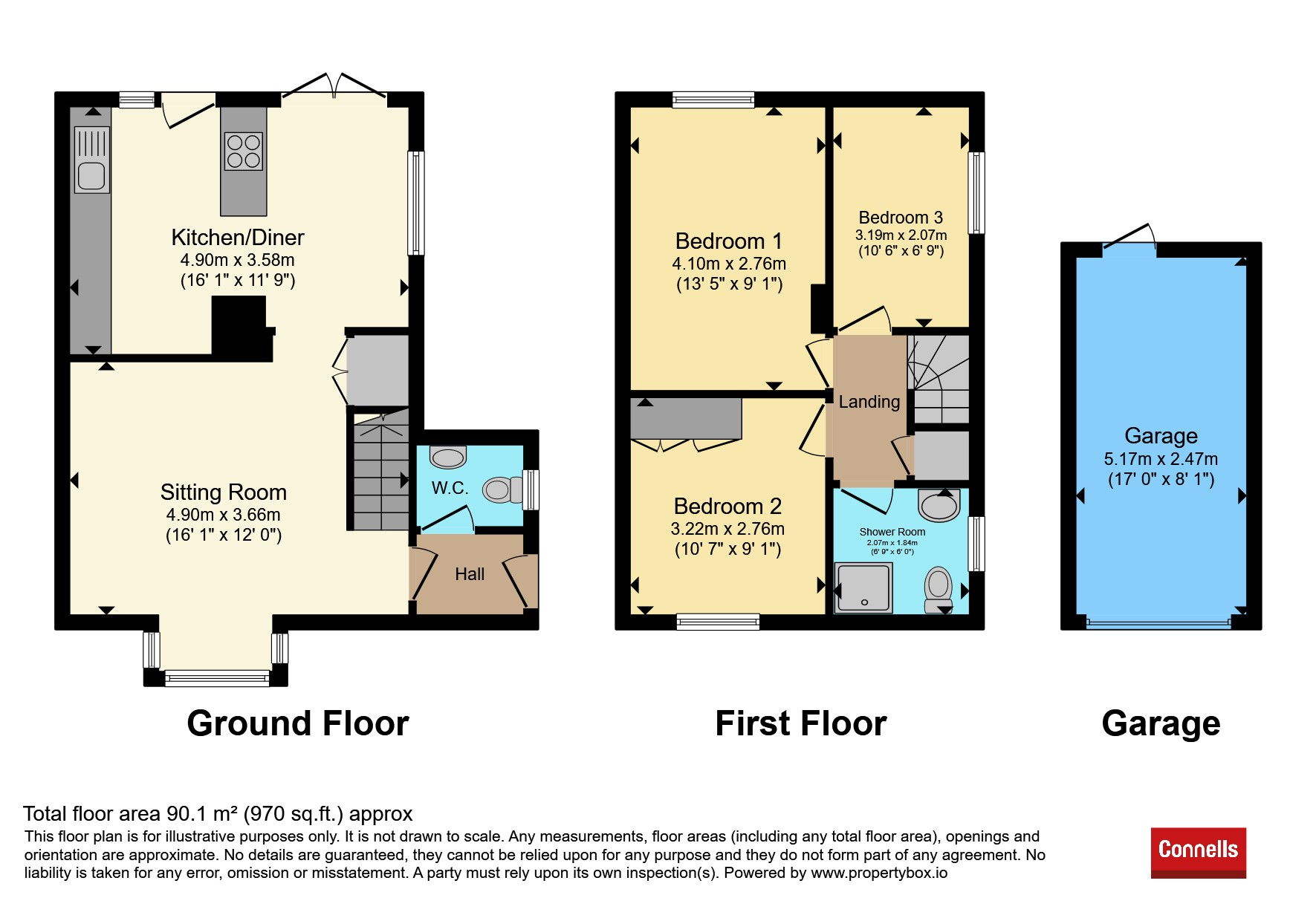 39, Calais Dene, Bampton floorplan