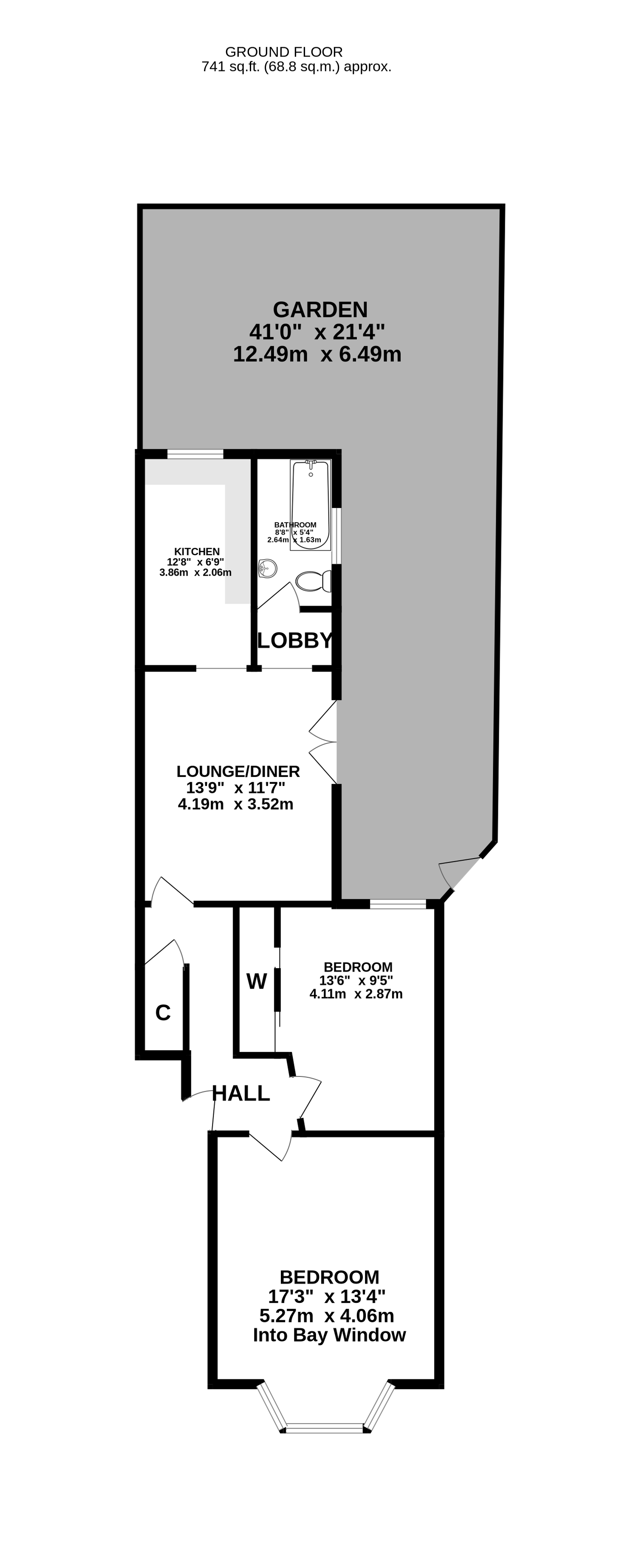 32,Ground Floor Flat, Titian Road, Hove floorplan