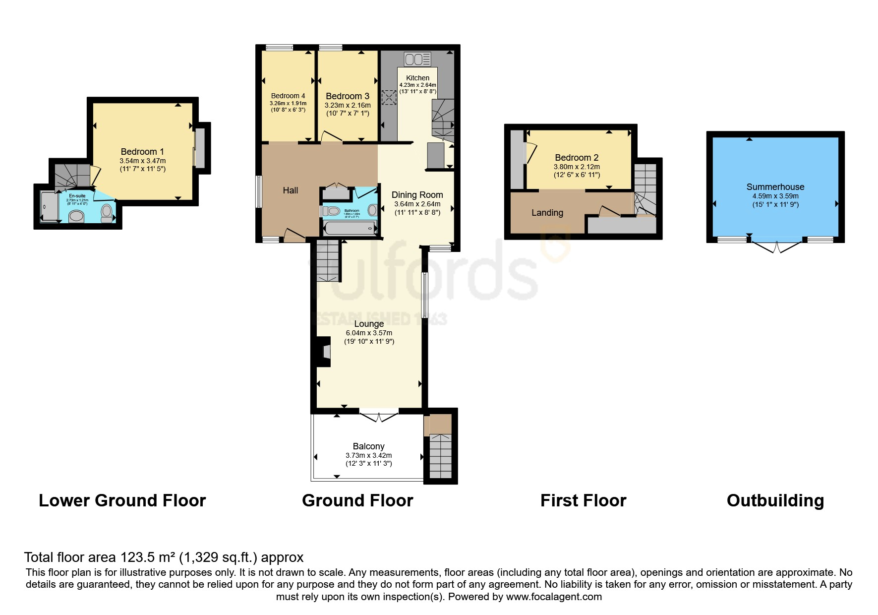 16, Manor Close, Newton Abbot floorplan