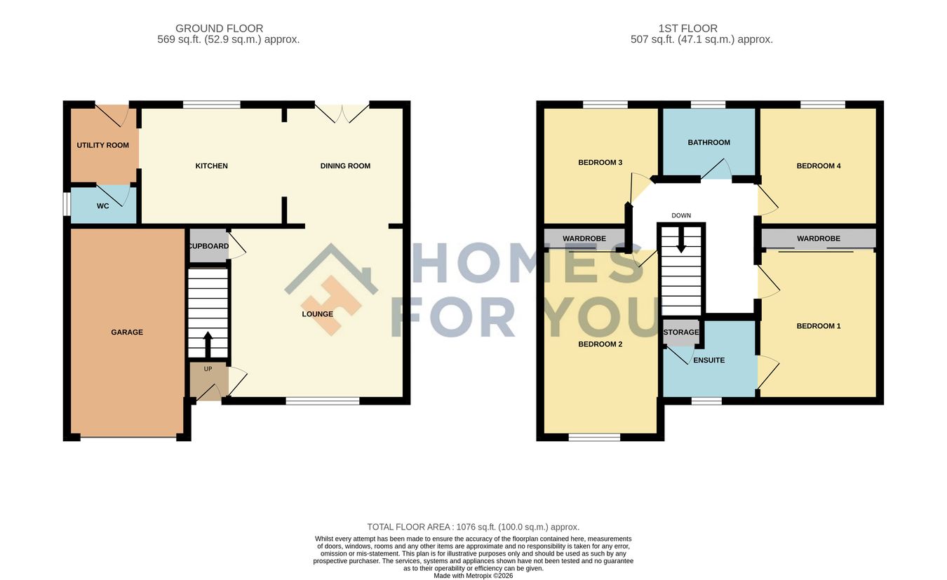 47, Munnoch Way, Stirling floorplan