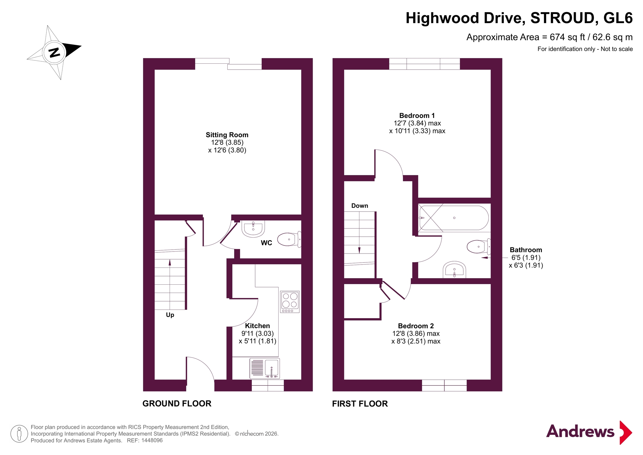 24, Highwood Drive, STROUD floorplan