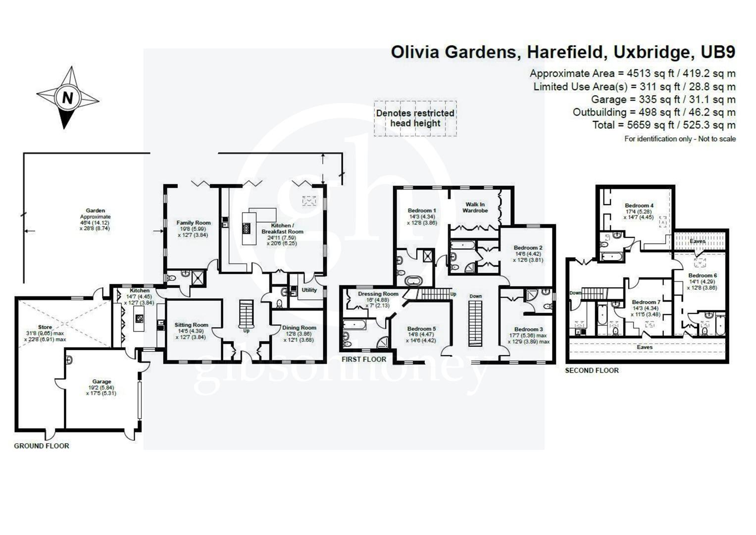 2a, Olivia Gardens, Uxbridge floorplan