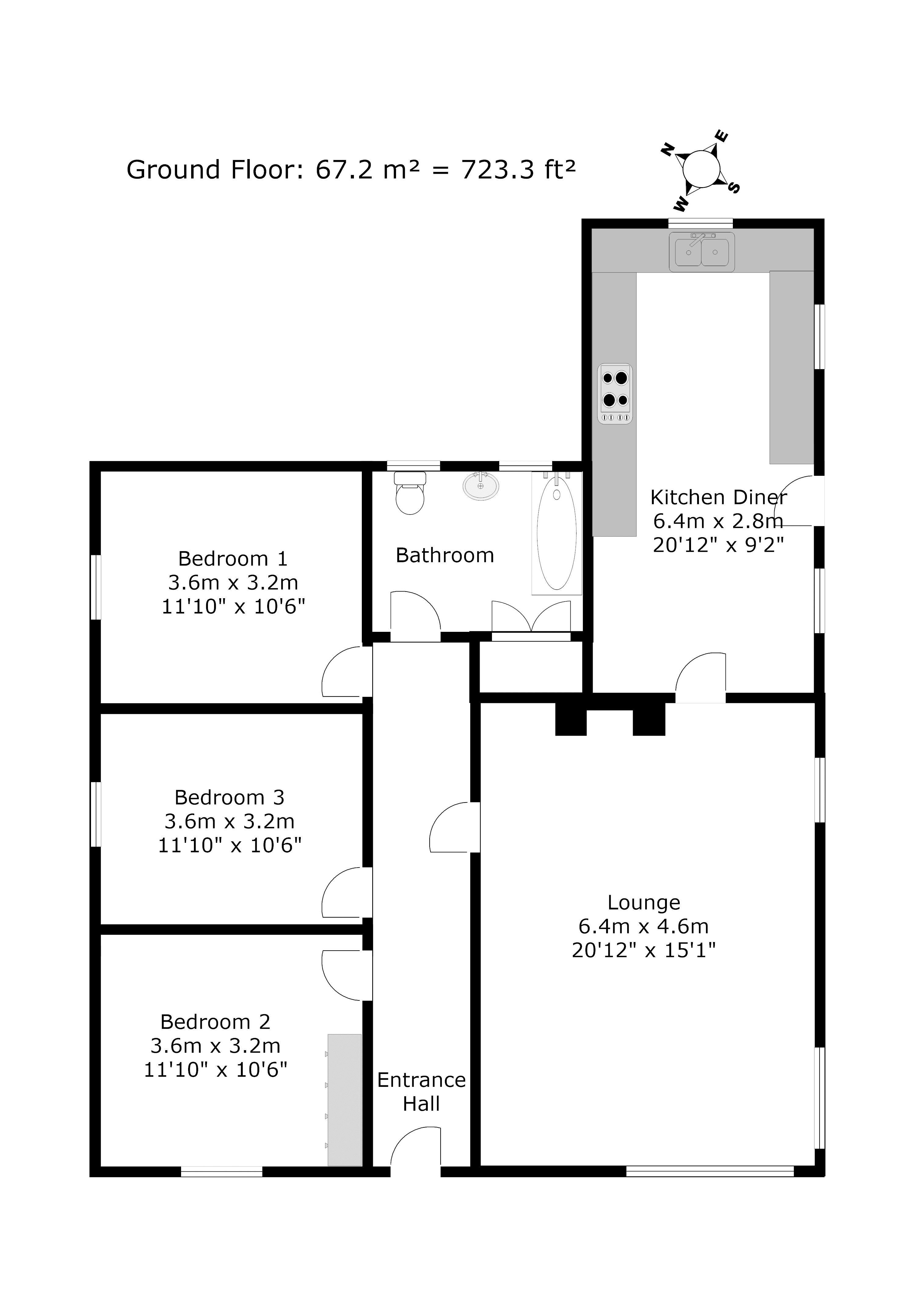 Buildwas Road, Ironbridge, Telford TF8, 3 bedroom detached bungalow to