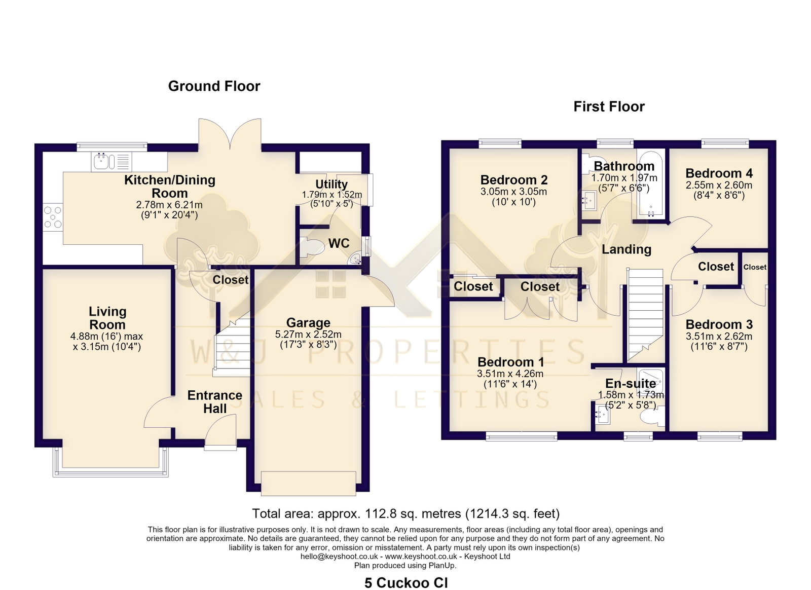 5, Cuckoo Close, Darwen floorplan