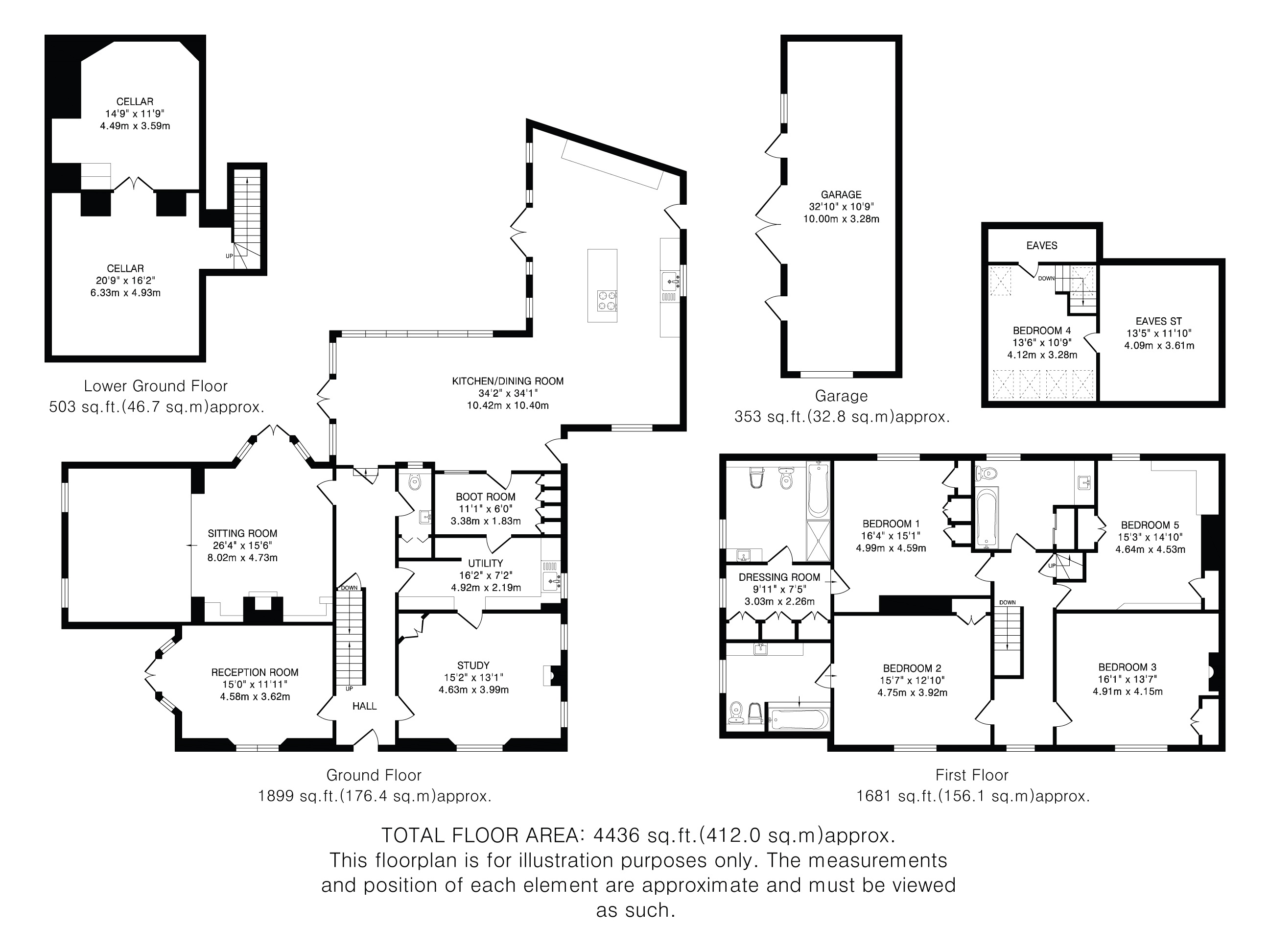 Westfield House, River Hill, St. Albans floorplan