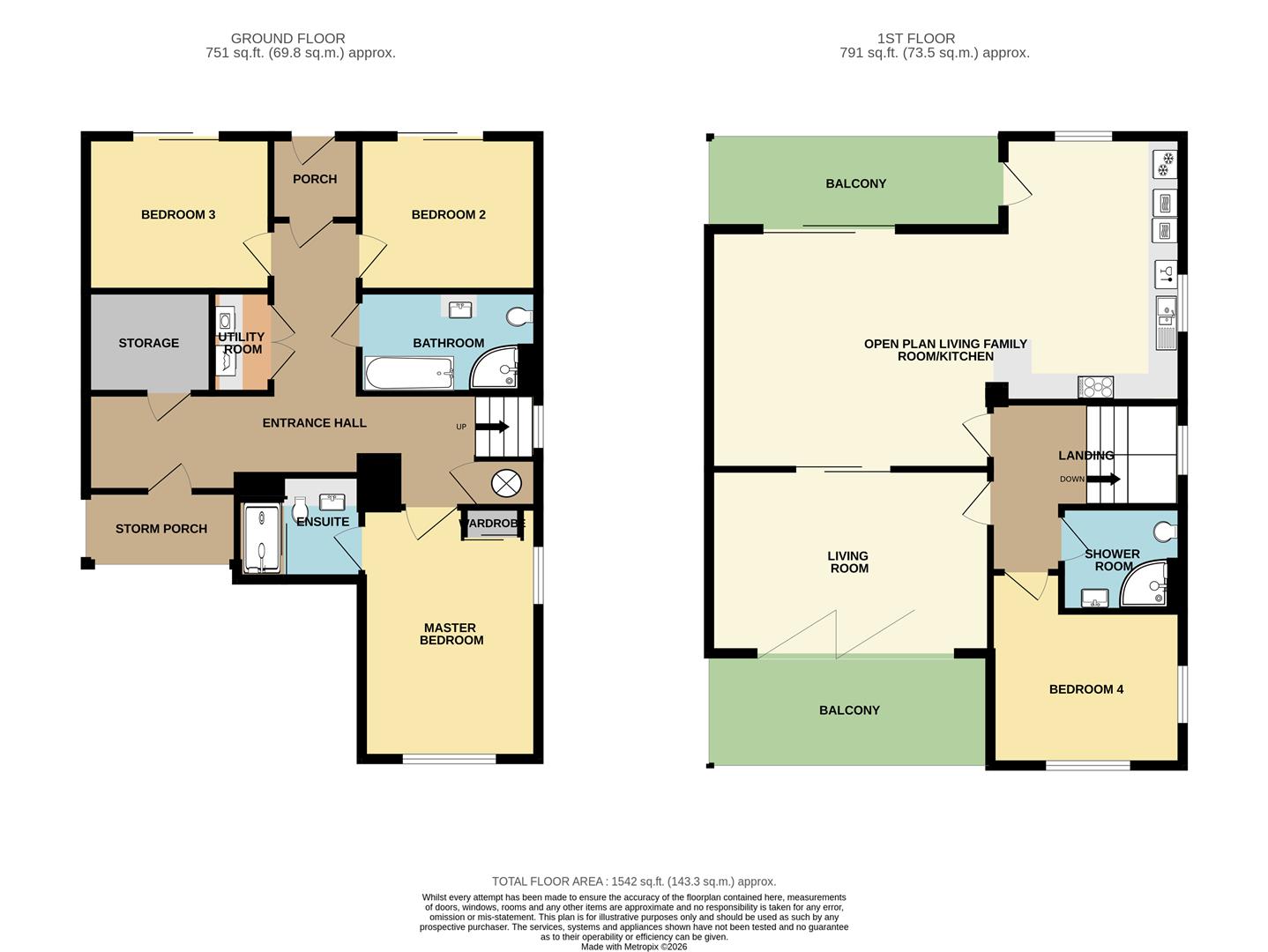 18, Sea View Crescent, Perranporth floorplan
