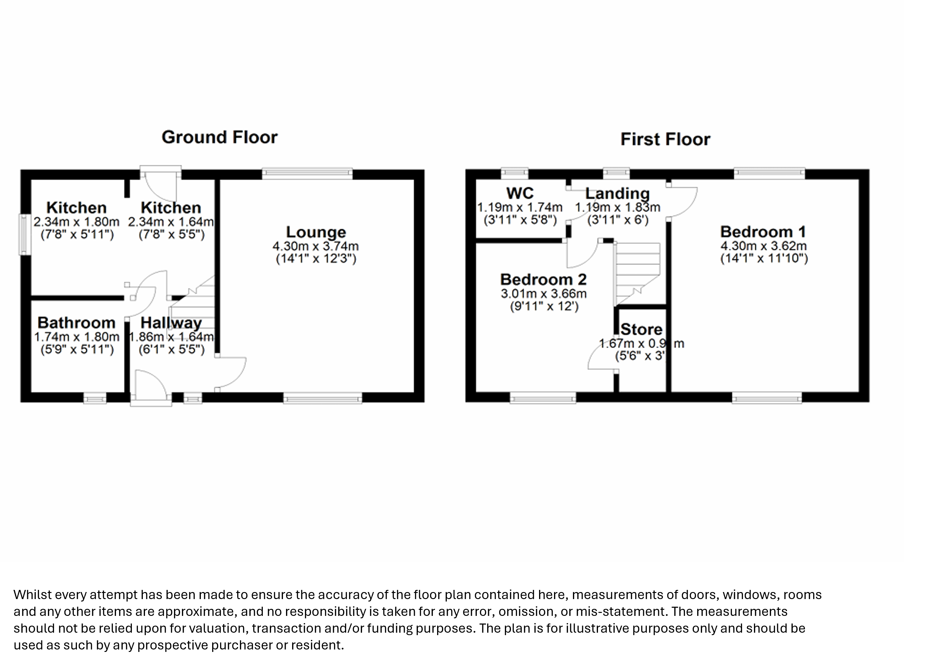 2 Athol Gardens, Carr Hill, Gateshead floorplan
