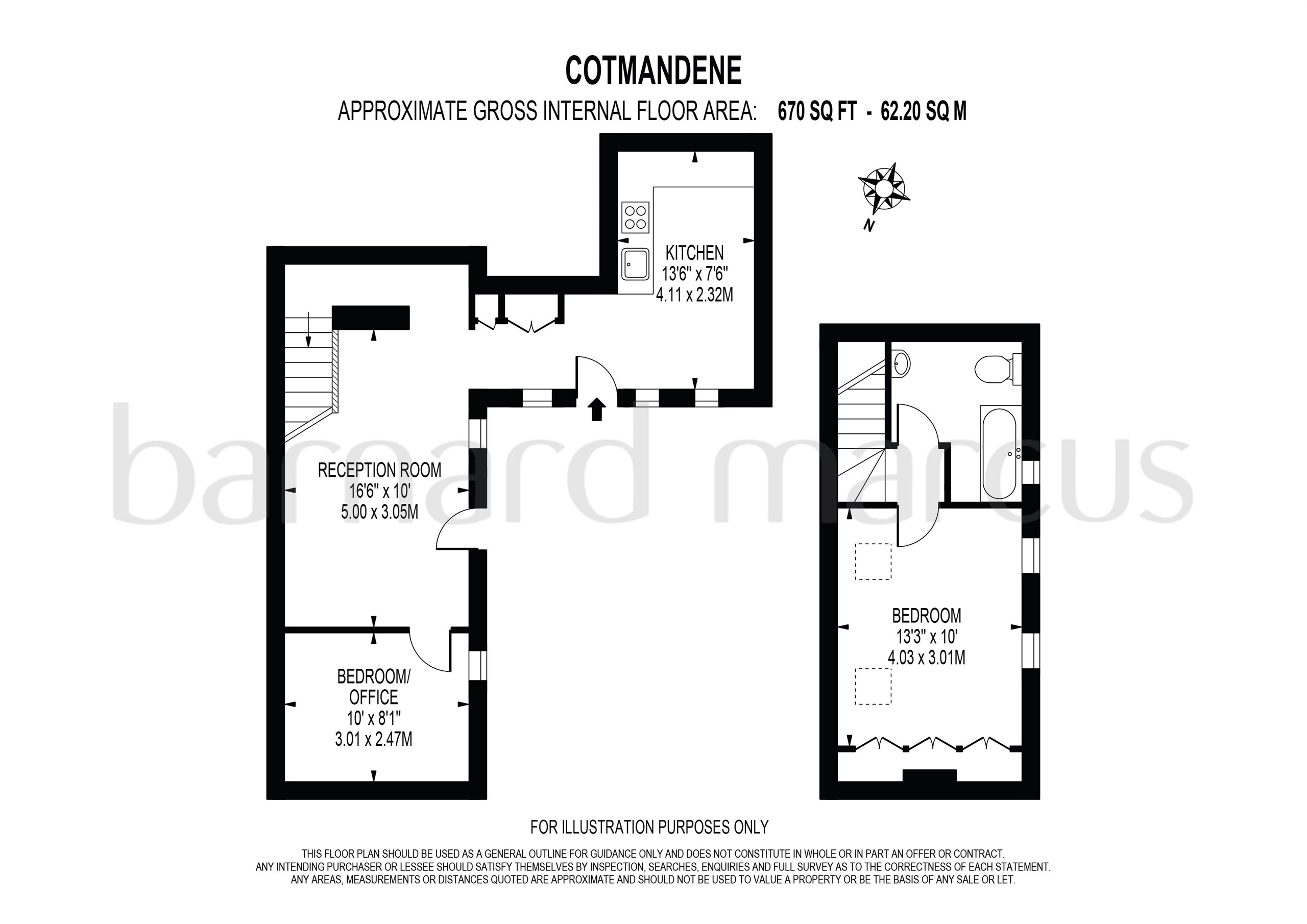 1, Cotmandene, Dorking floorplan