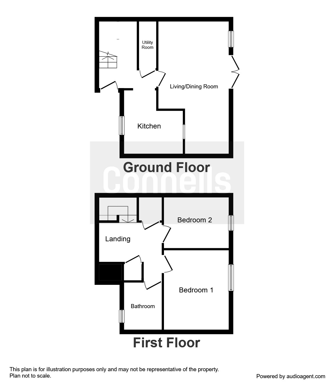 2 Bedrooms End terrace house for sale in Waverley Close, Coxheath, Maidstone ME17