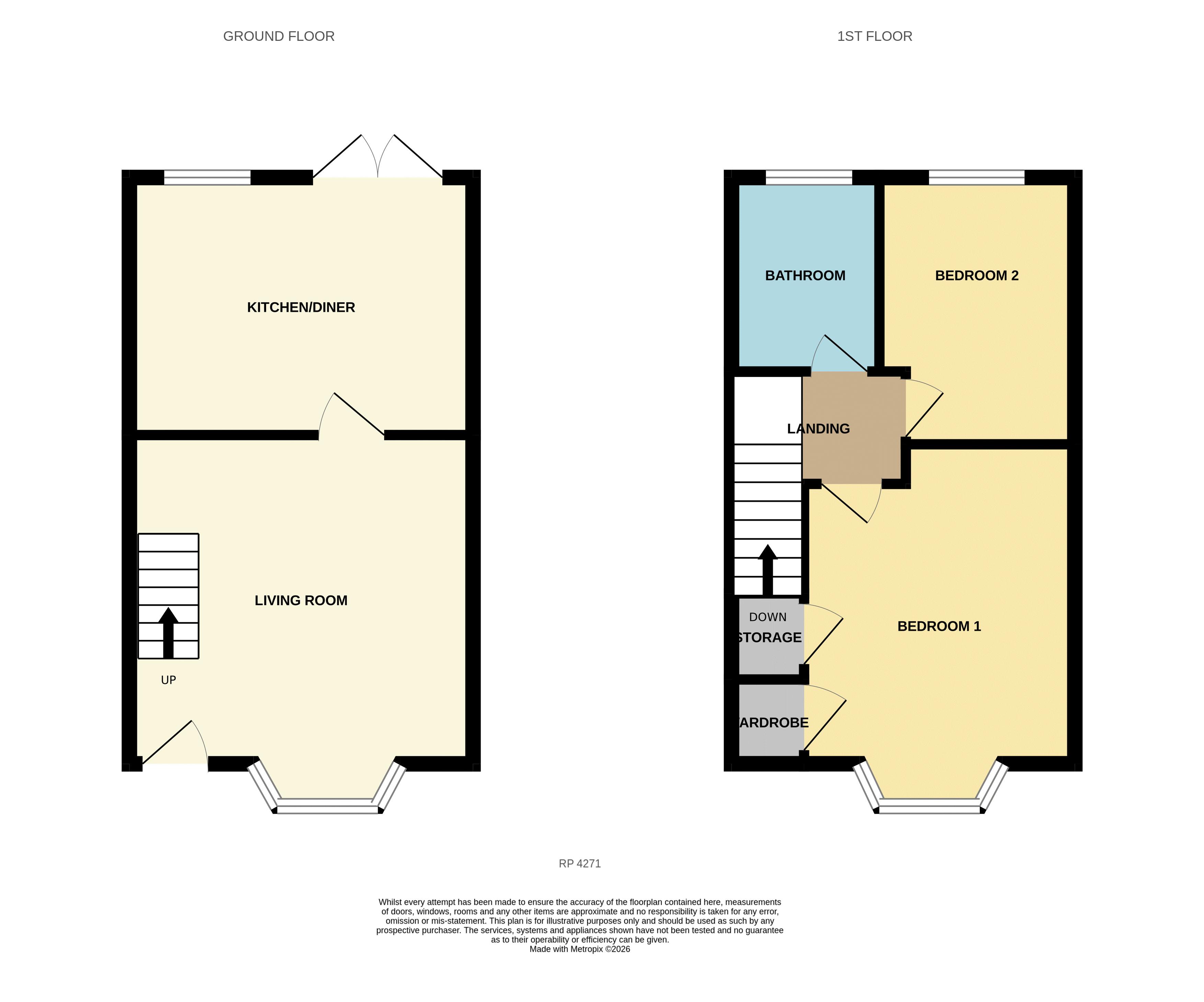 2, Conolly Close, Llandudno floorplan