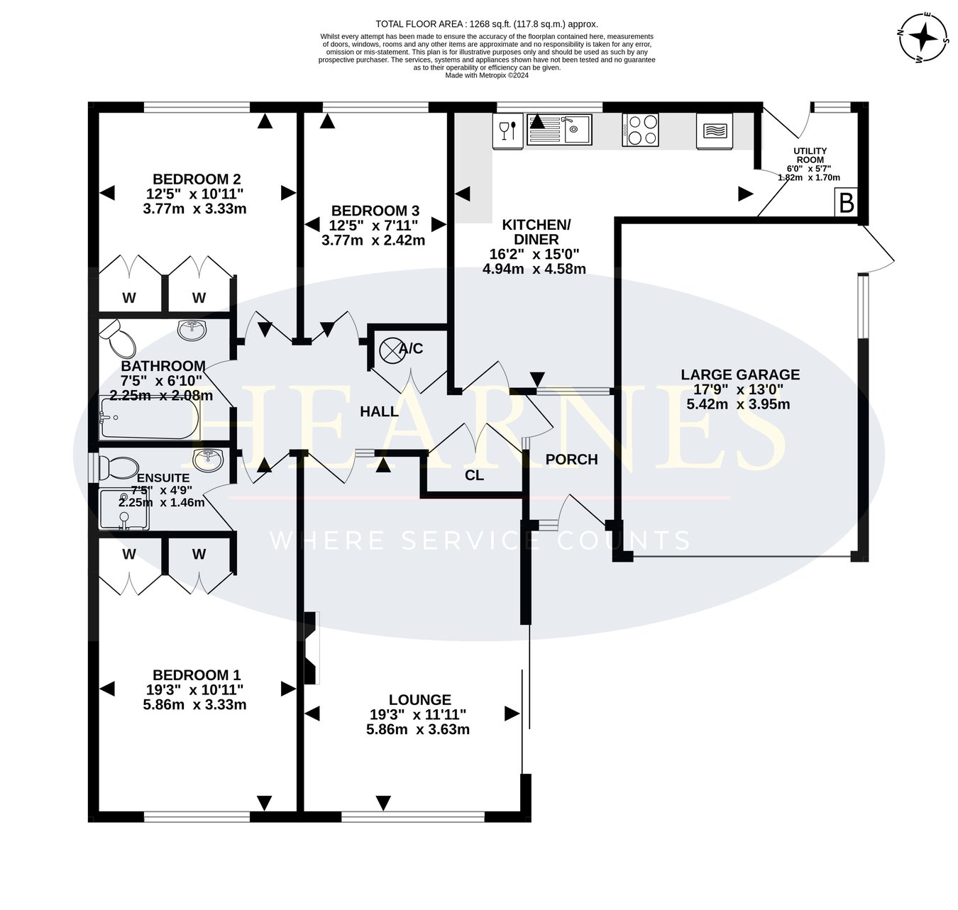 2, Ameysford Road, Ferndown floorplan