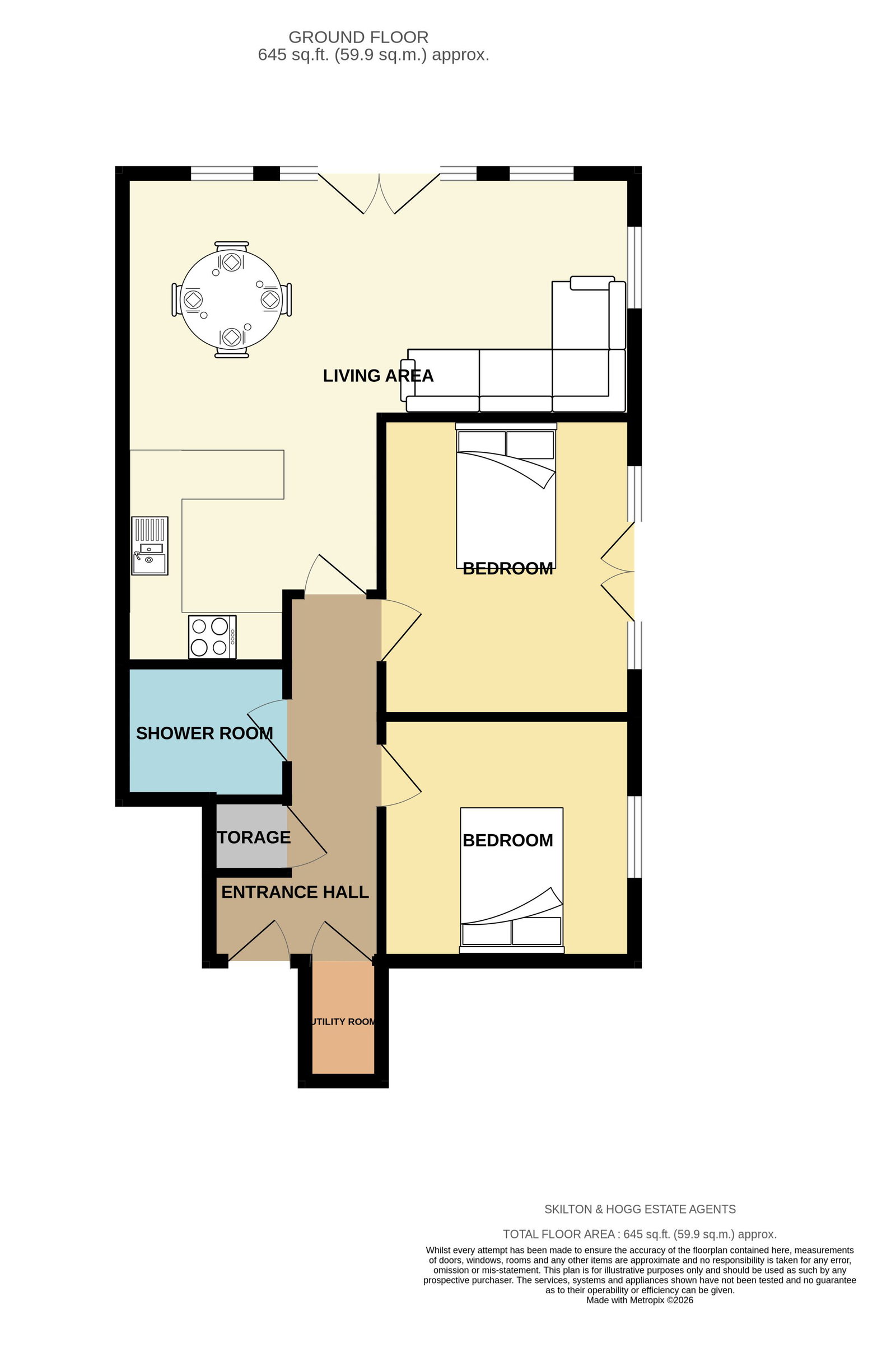 10, Brindley Court, Daventry floorplan