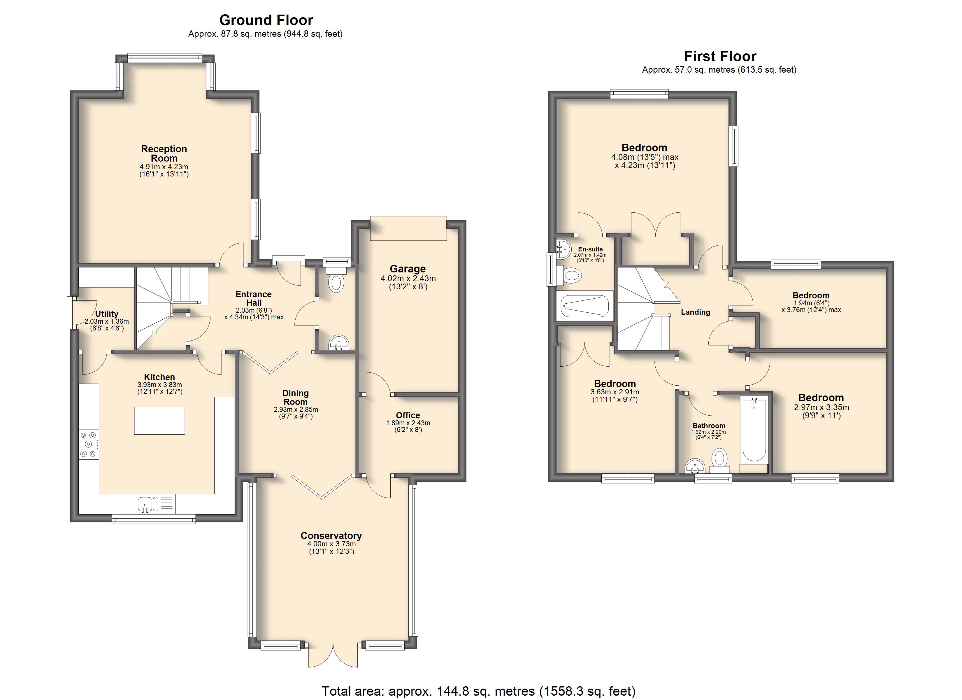 4 Bedrooms Detached house for sale in Birstall Close, Upper Newbold, Chesterfield S41