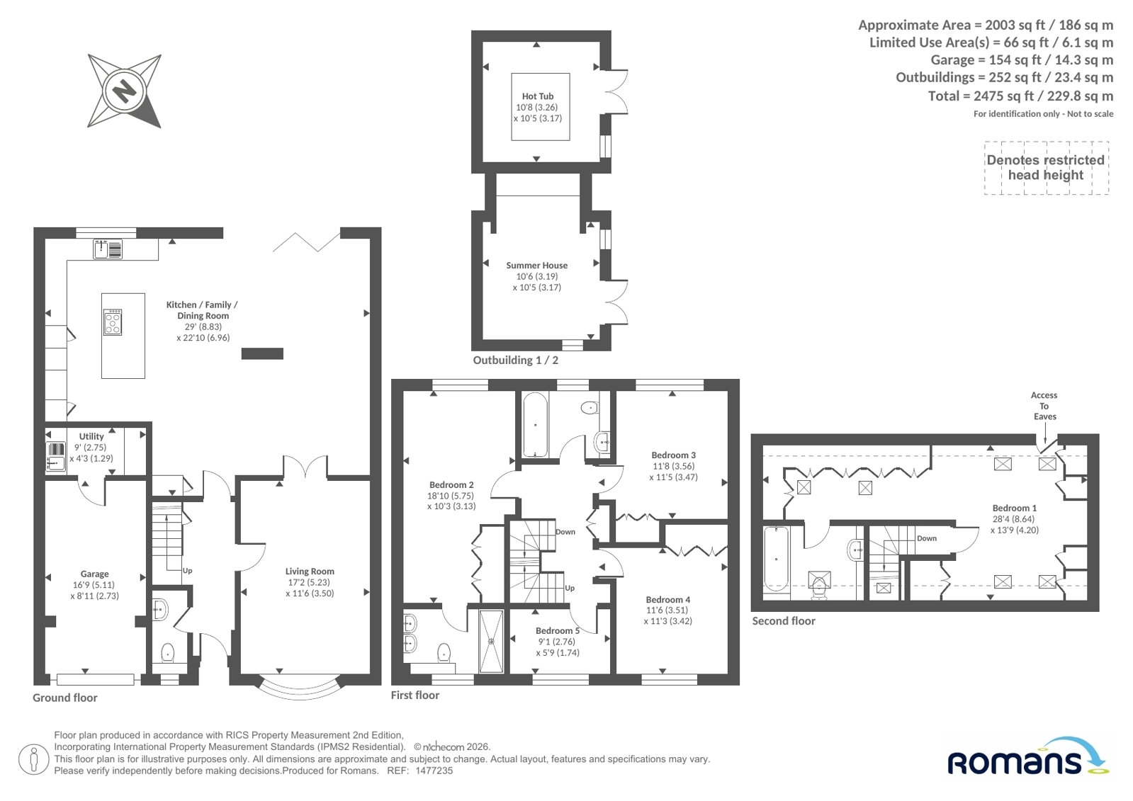 1, Huddington Glade, Hampshire floorplan