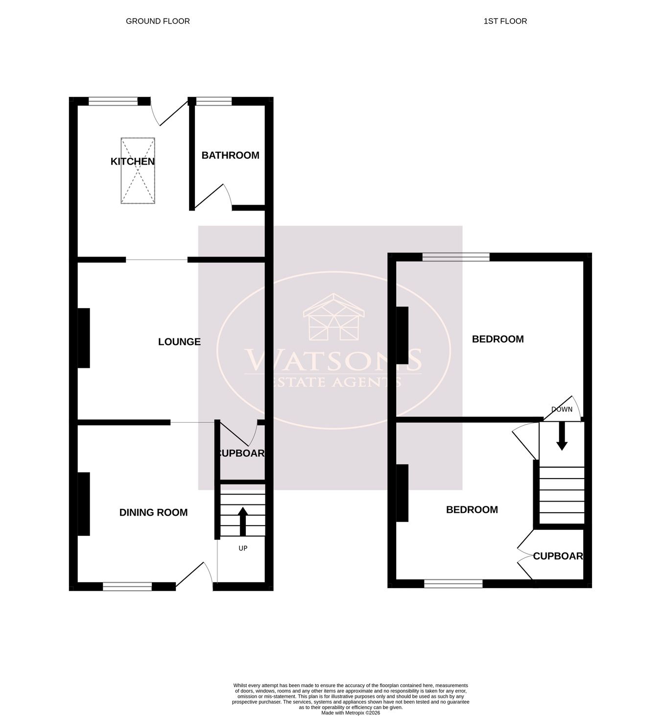 44, Palmerston Street, Nottingham floorplan