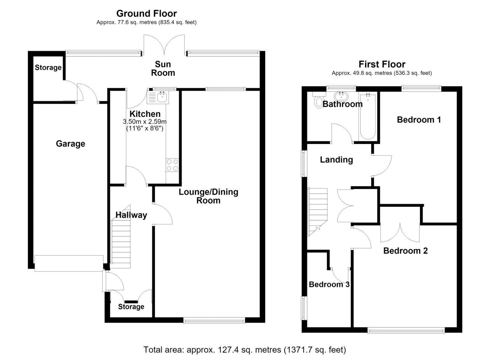 35, Woodside Way, West Midlands floorplan