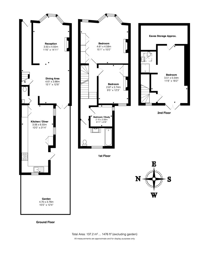 51, College Road, London floorplan