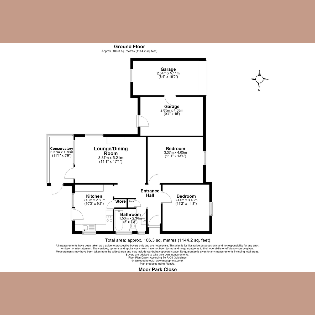 3, Moor Park Close, Leigh-on-sea floorplan