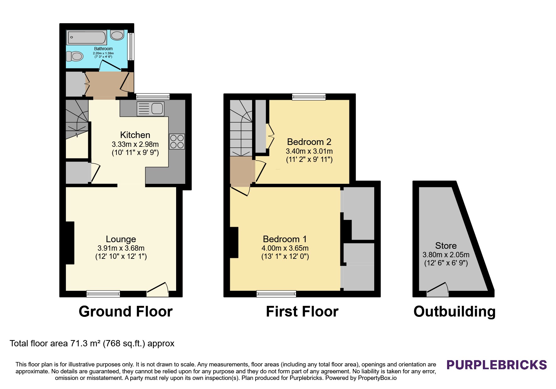 Ivy Cottage, High Street, Crowle floorplan