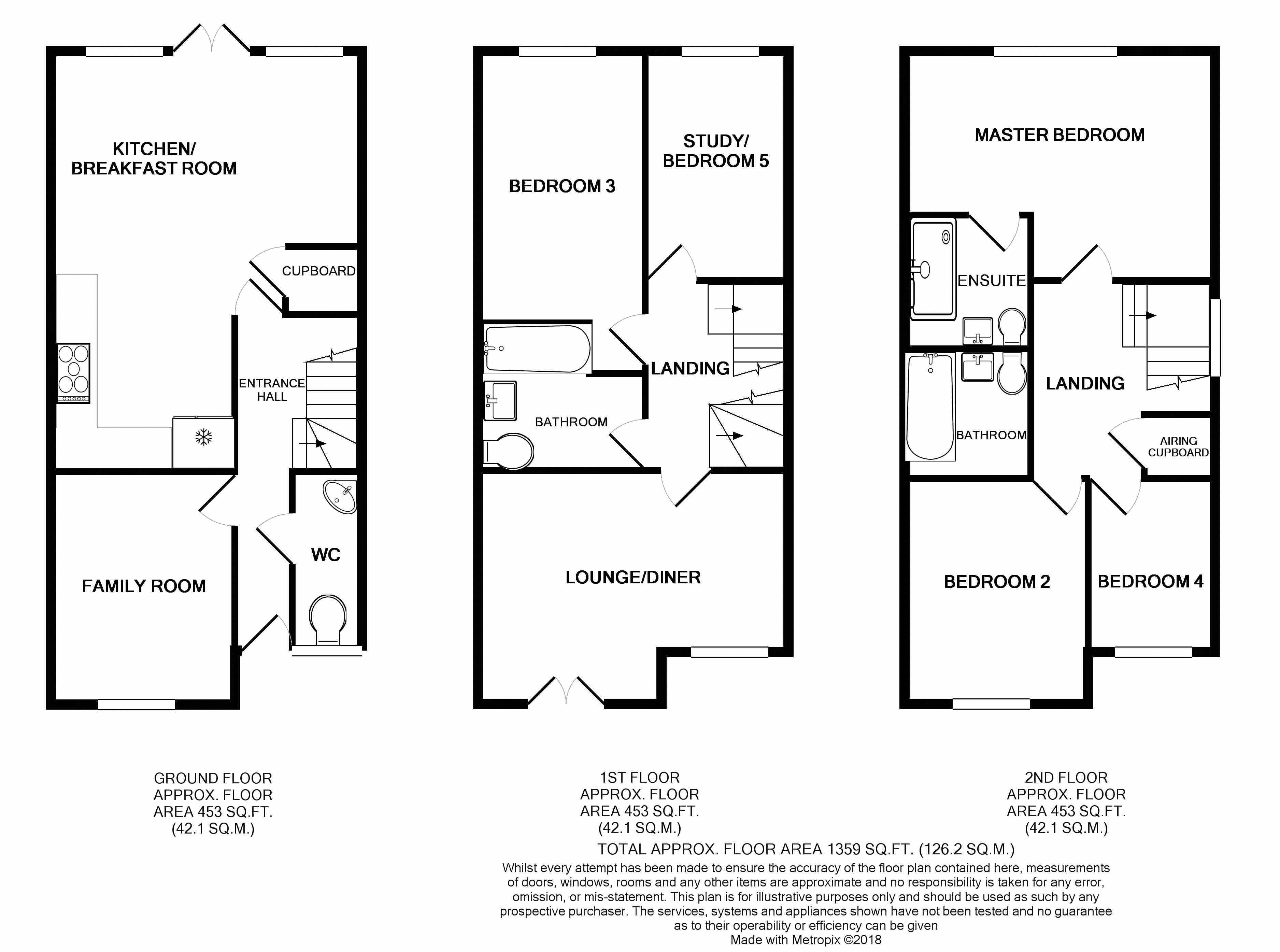 4 Bedrooms Town house for sale in Grayrigg Road, Maidenbower, Crawley RH10