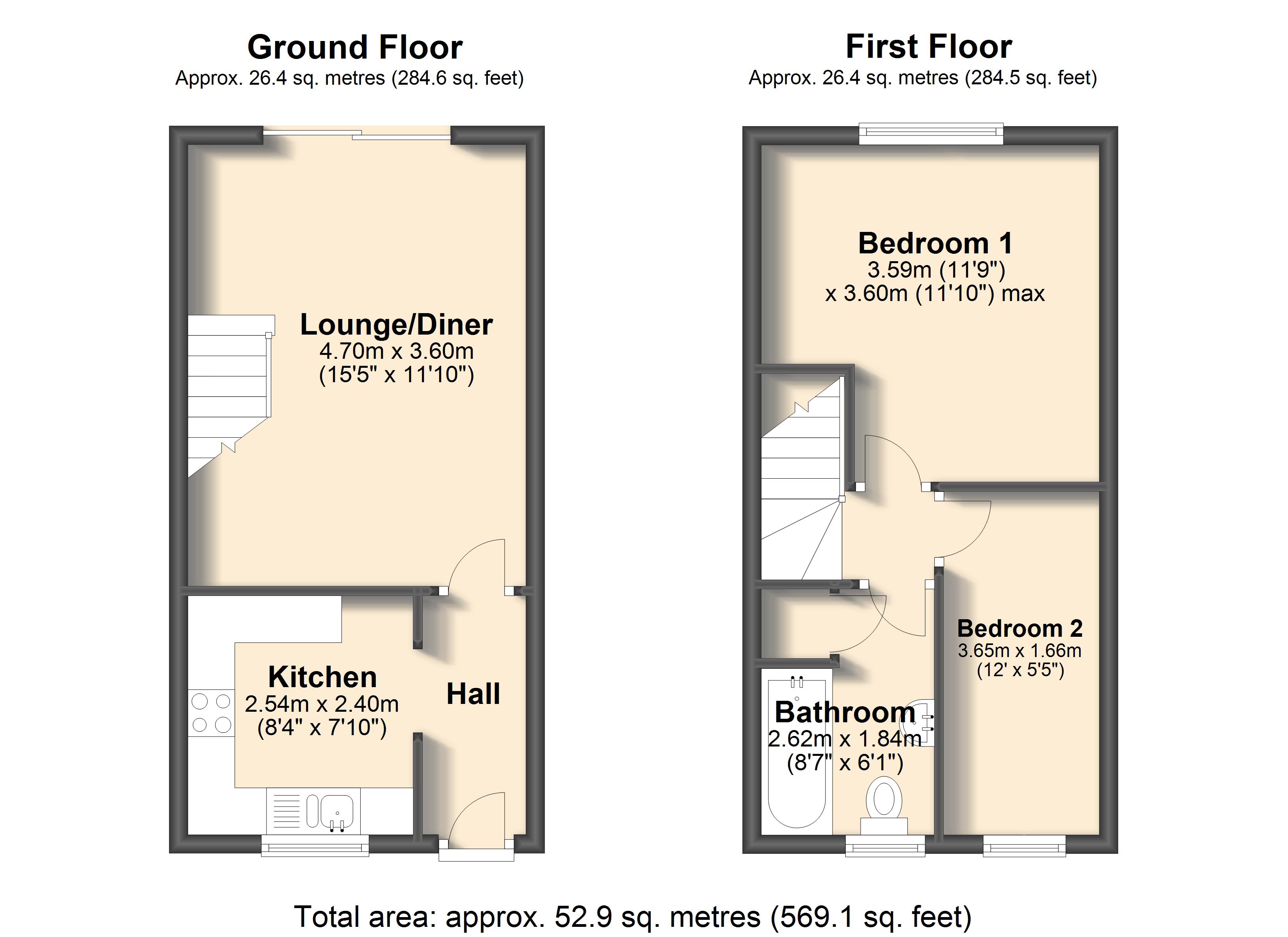 2 Bedrooms Terraced house for sale in Gartrice Gardens, Halfway, Sheffield S20