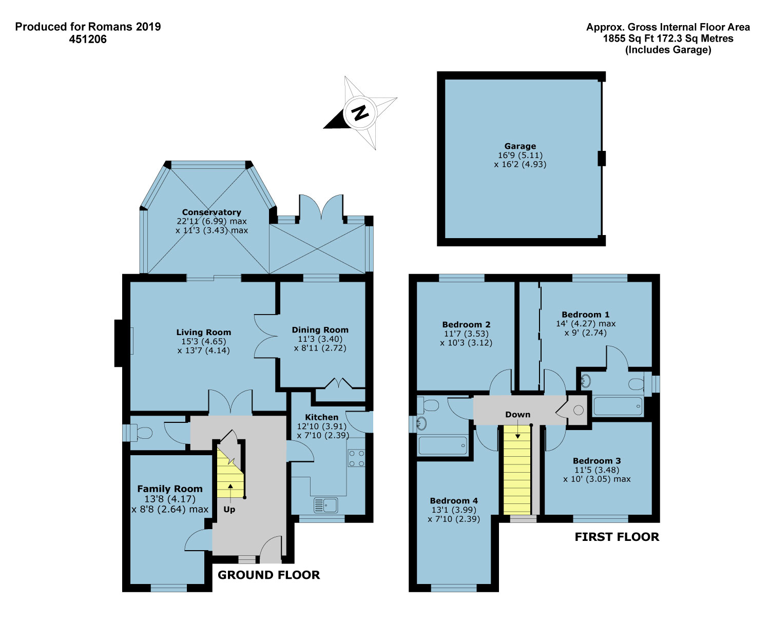 4 Bedrooms Detached house for sale in Coalmans Way, Burnham, Slough SL1