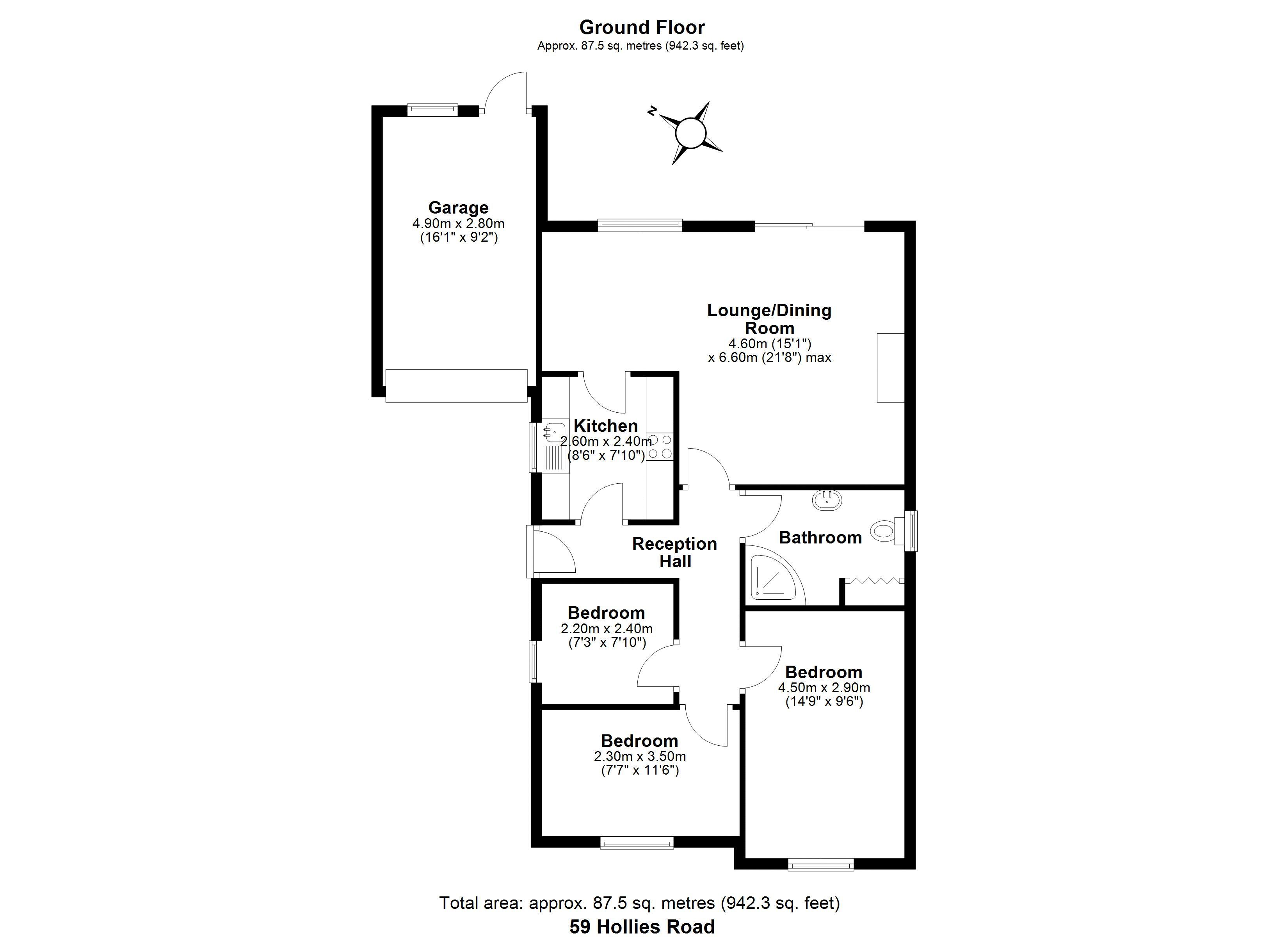 59, Hollies Road, Telford floorplan