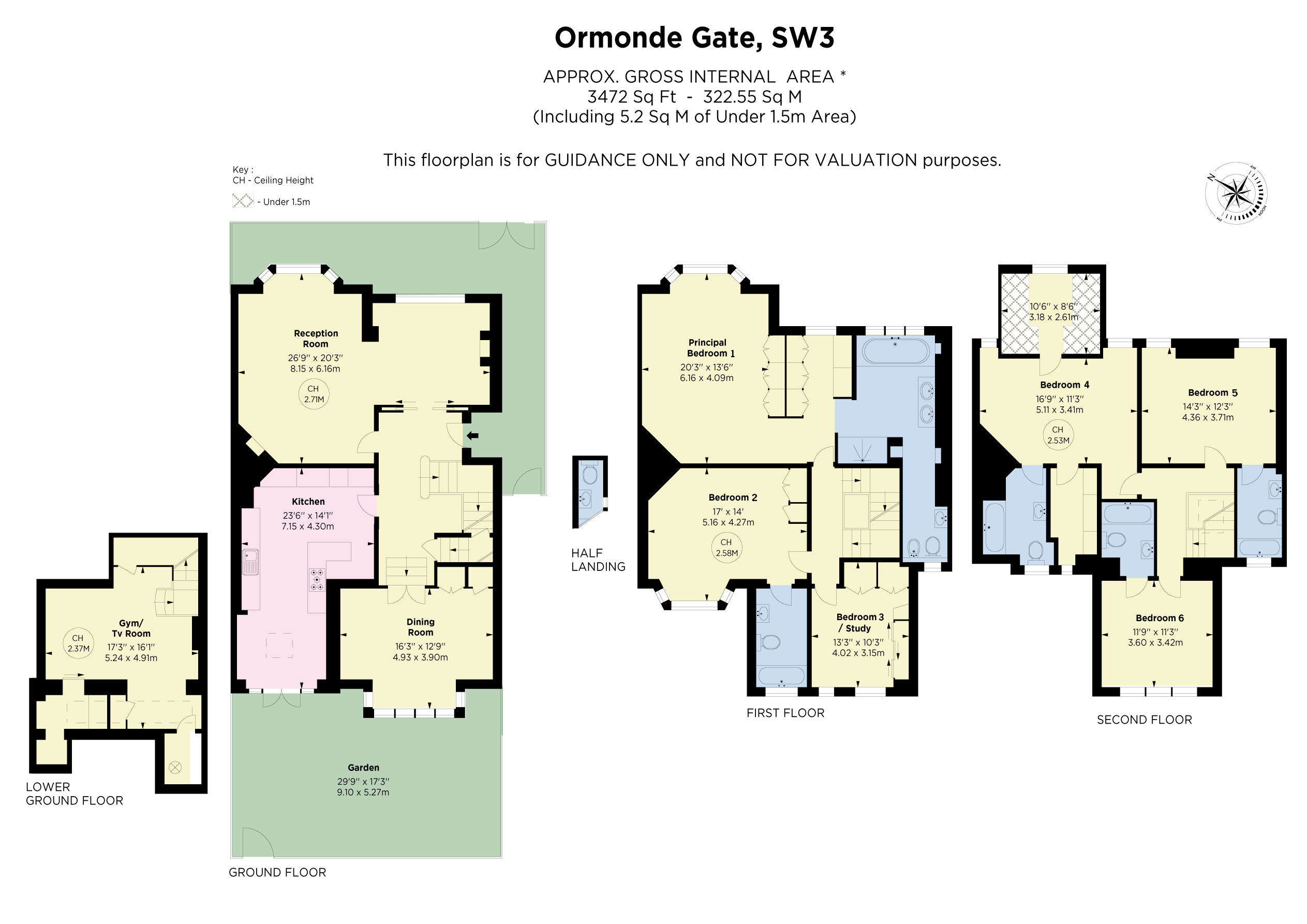 32, Ormonde Gate, London floorplan