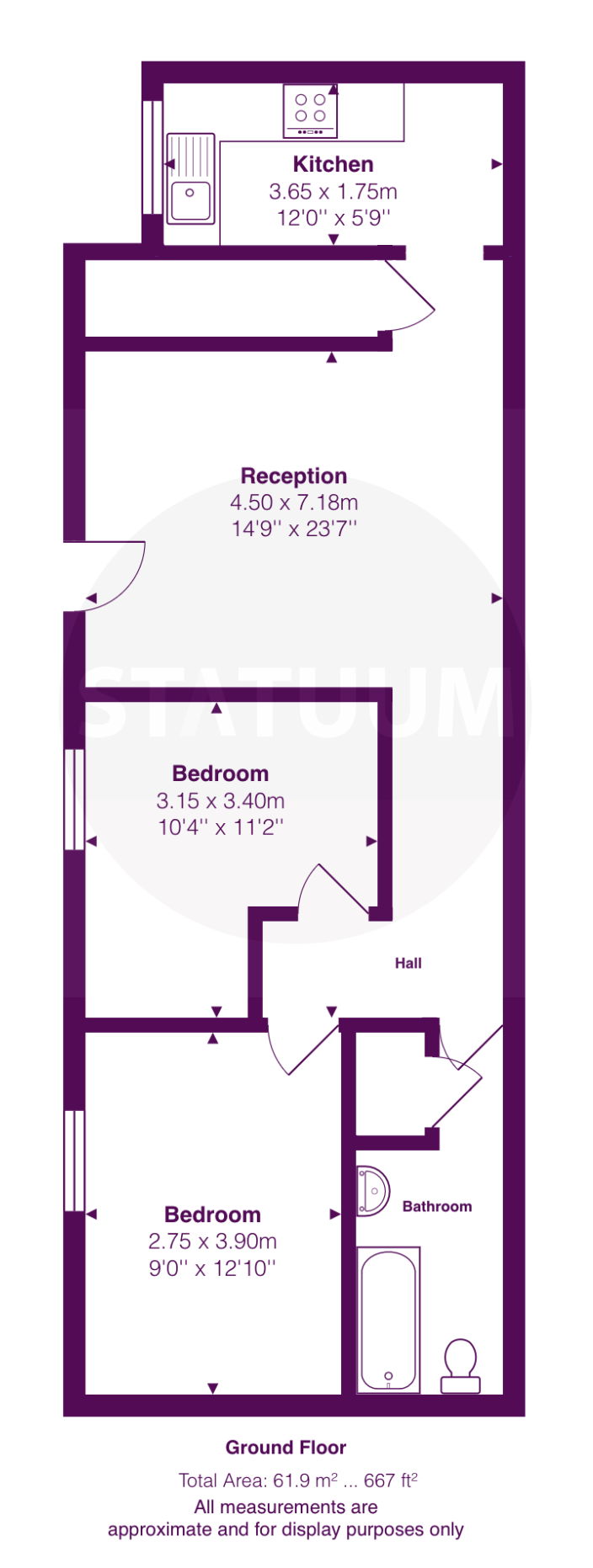 254, Chingford Mount Road, London floorplan