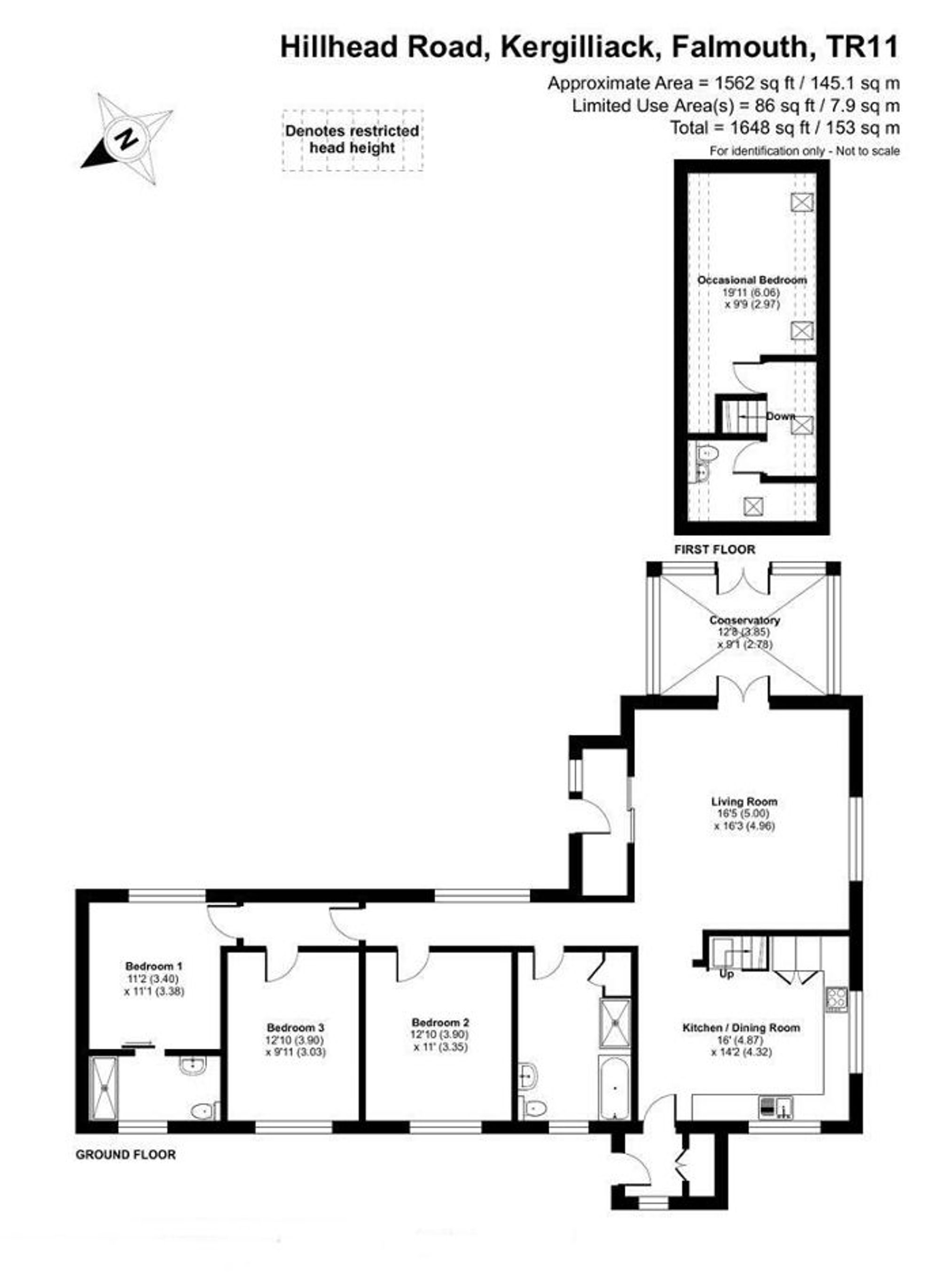 Bellevista Hillhead Road, Falmouth floorplan