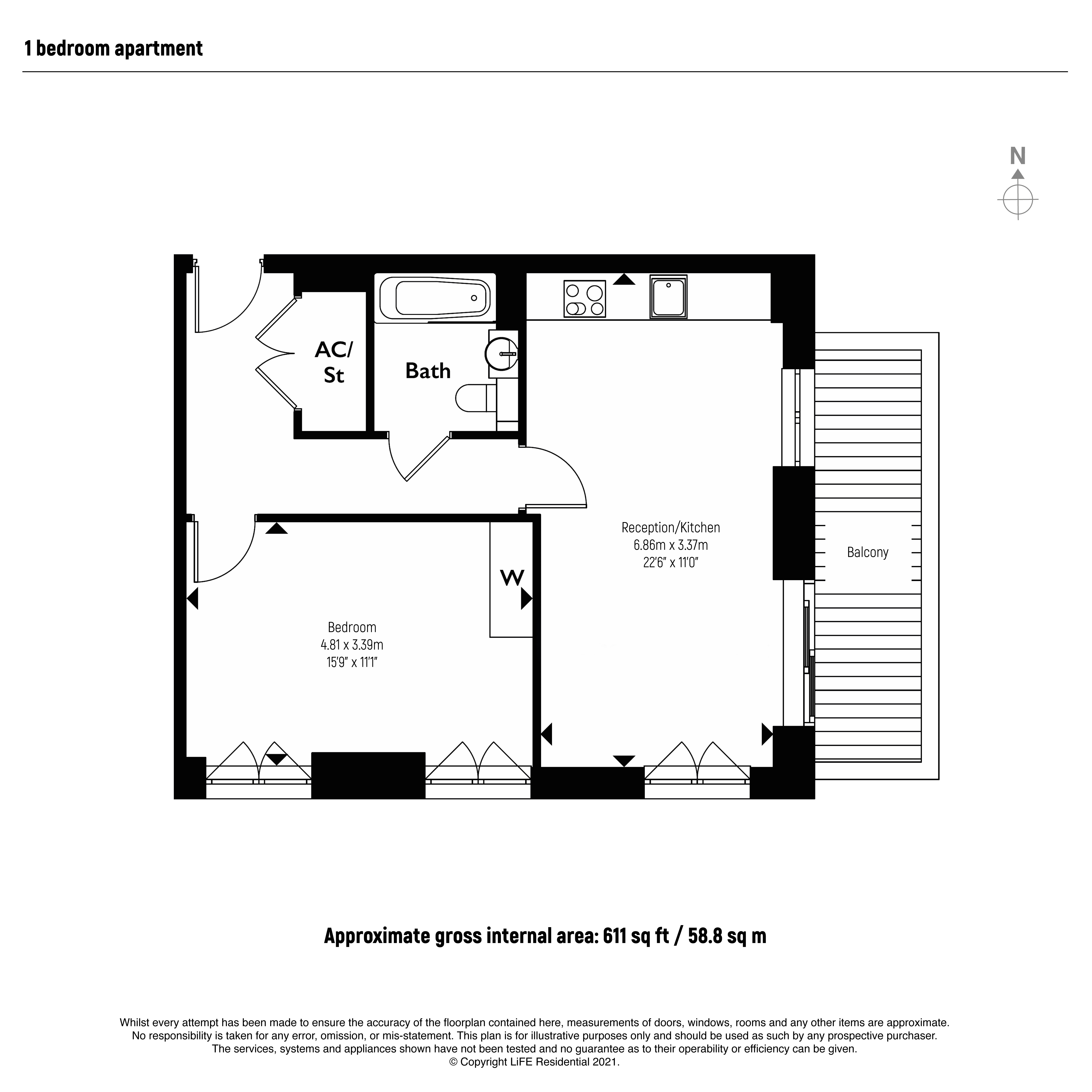 Atlantis Avenue, London floorplan
