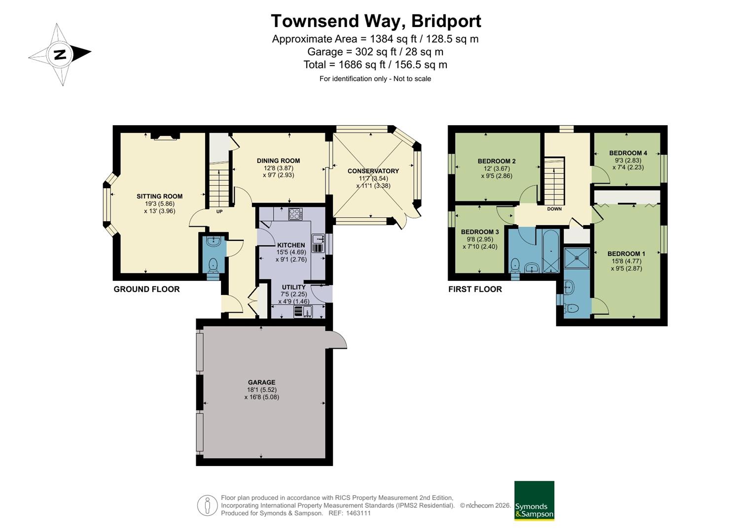 4, Townsend Way, Bridport floorplan