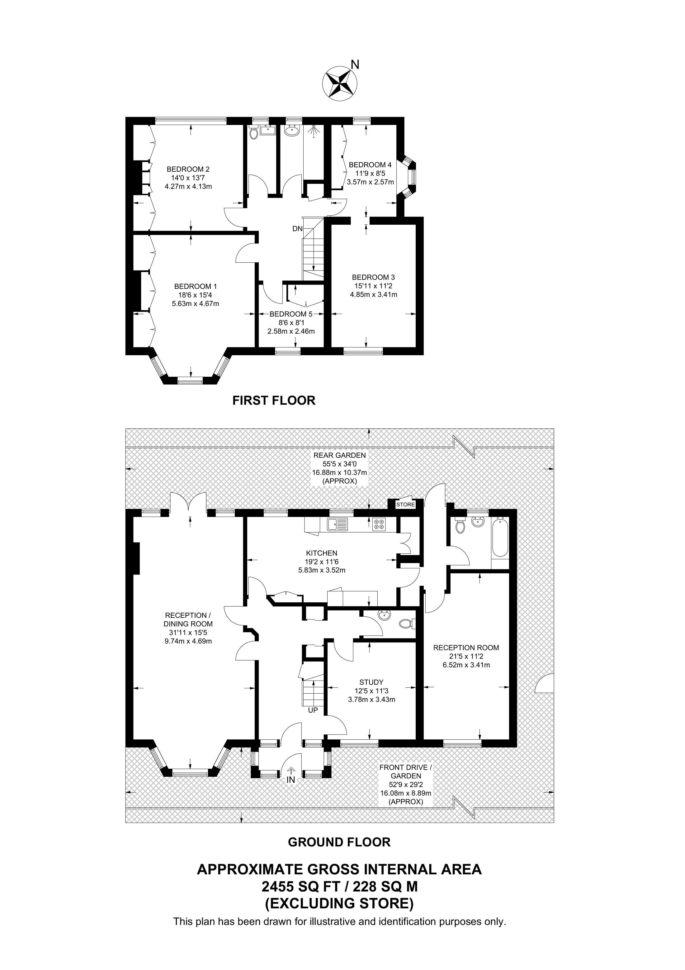 Powys Lane, Southgate floorplan