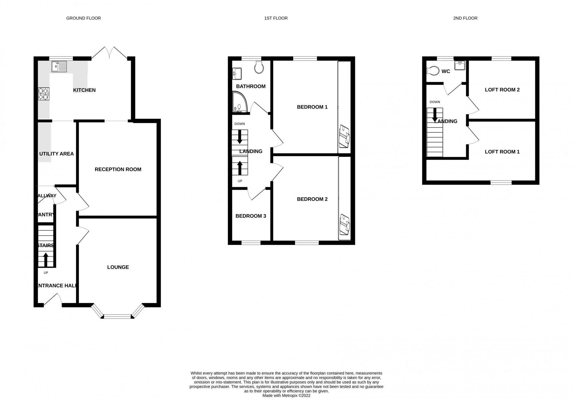St. Thomas Road, Preston PR1, 3 bedroom terraced house for sale
