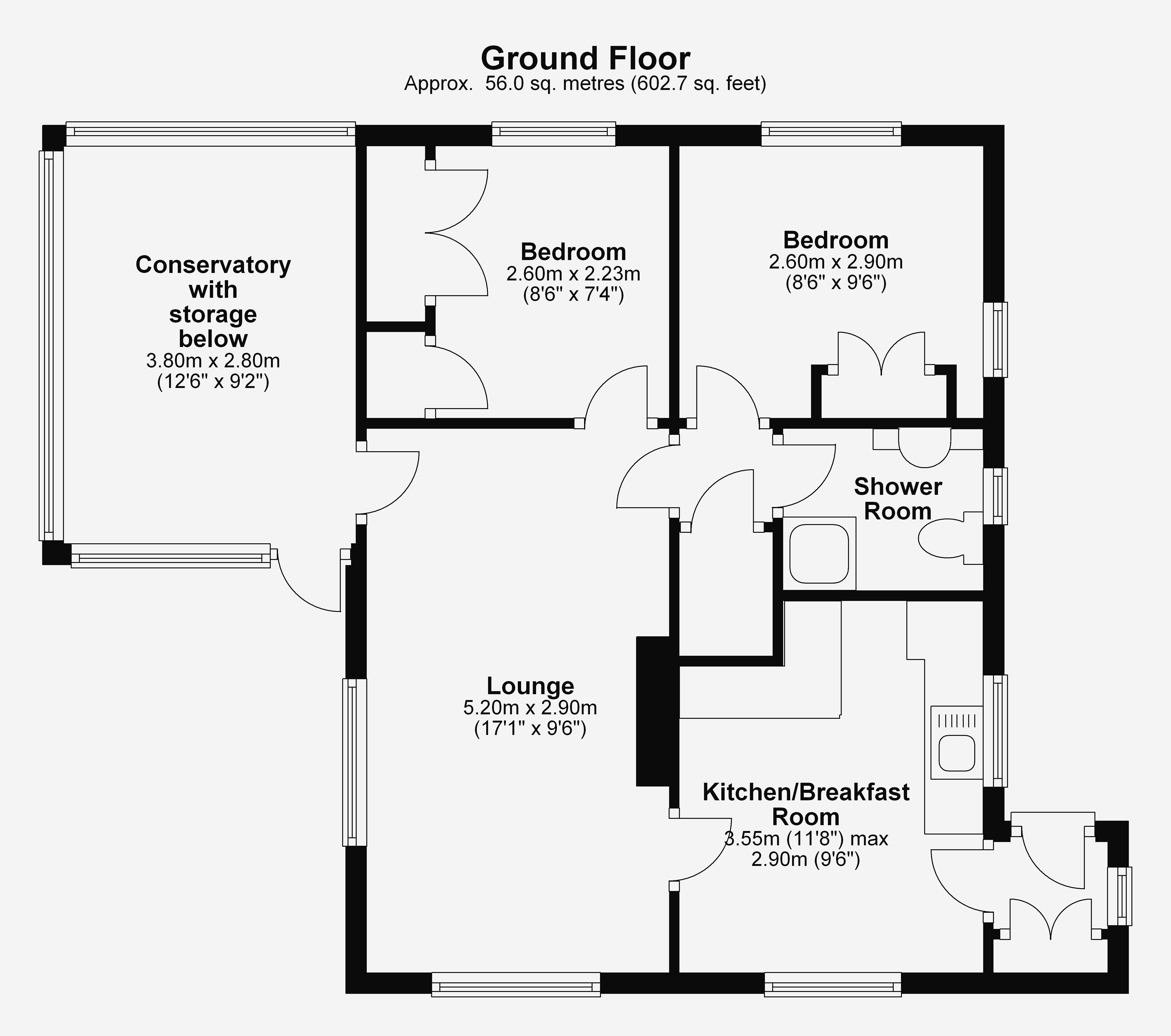 Four Winds Park, Broseley floorplan