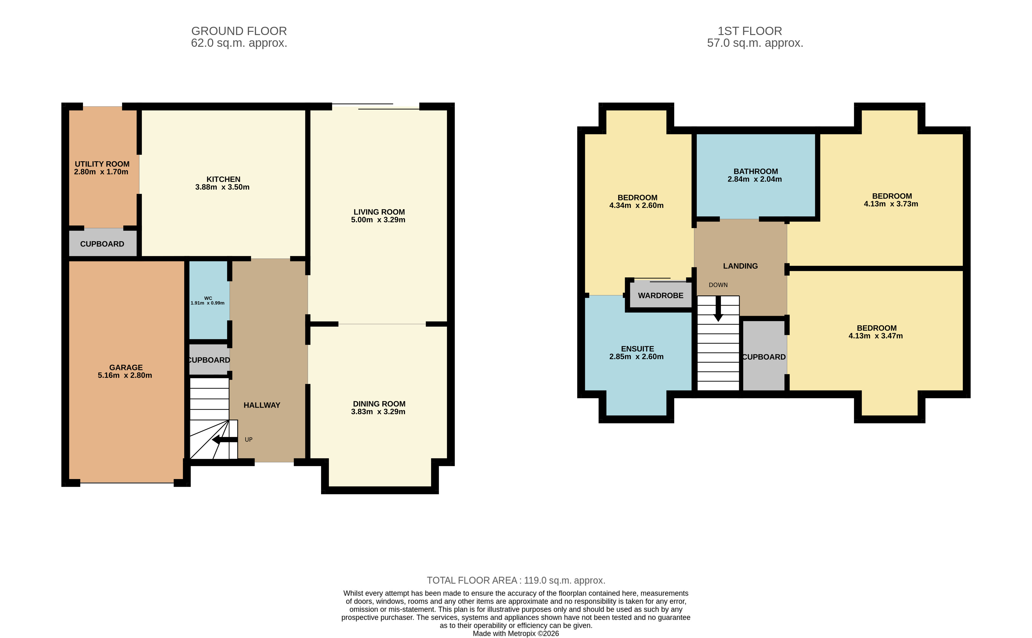 43a, St. Ninians Road, Padanaram, Forfar floorplan