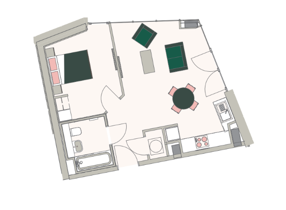 Vox, 1 Trentham Street, Manchester,, Manchester floorplan