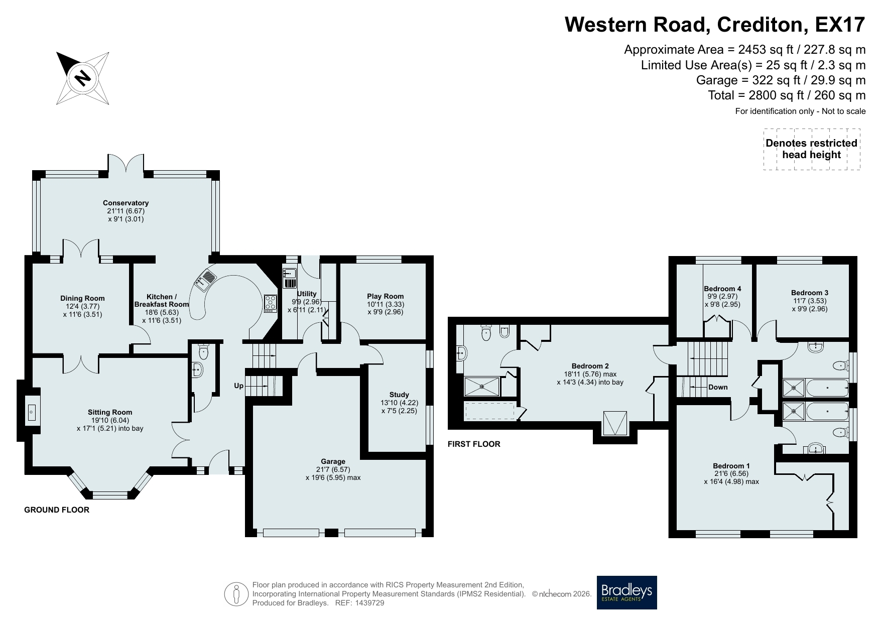 The Retreat,, Western Road, Devon floorplan