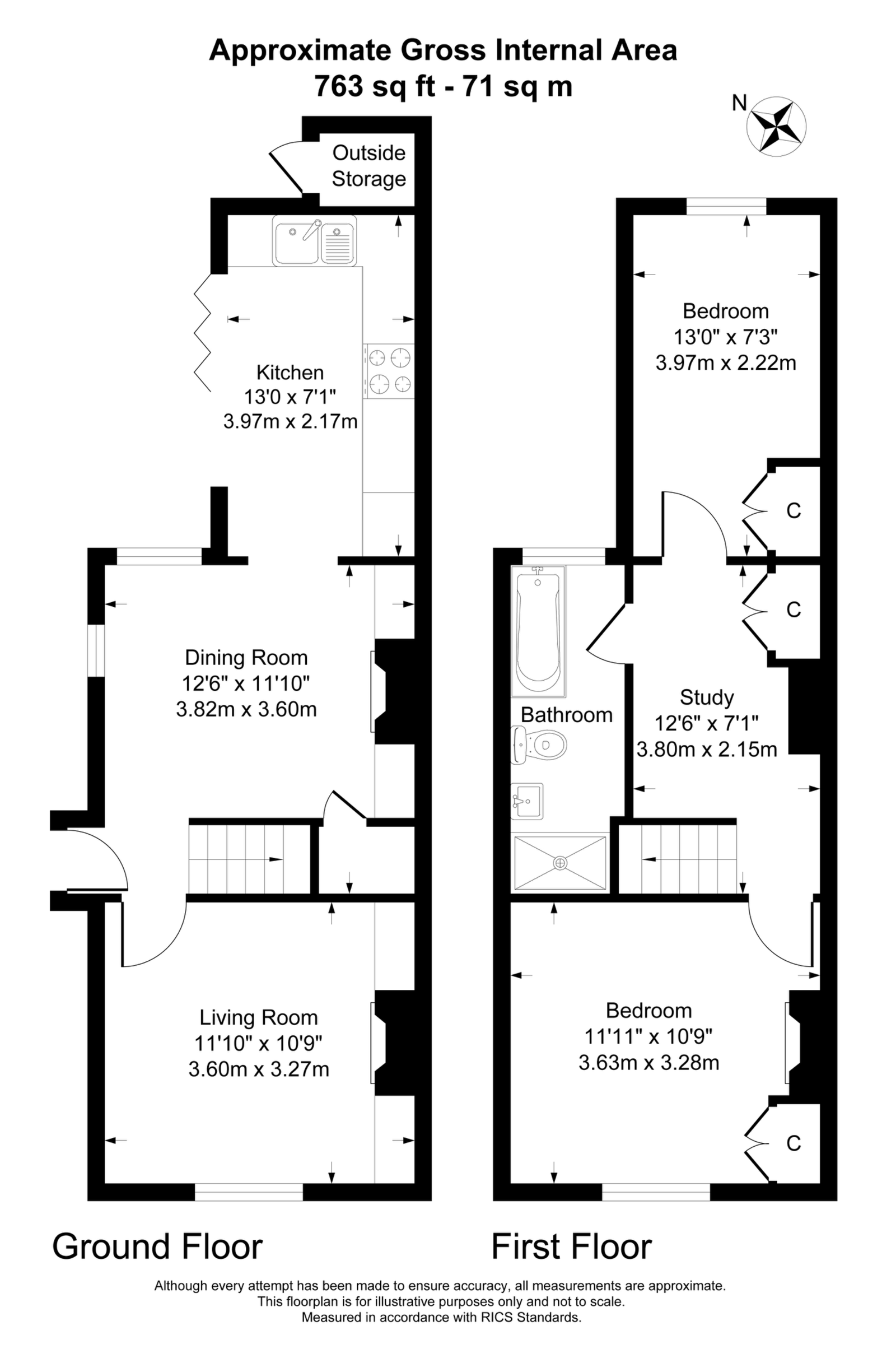 21, Garden Road, Tonbridge floorplan